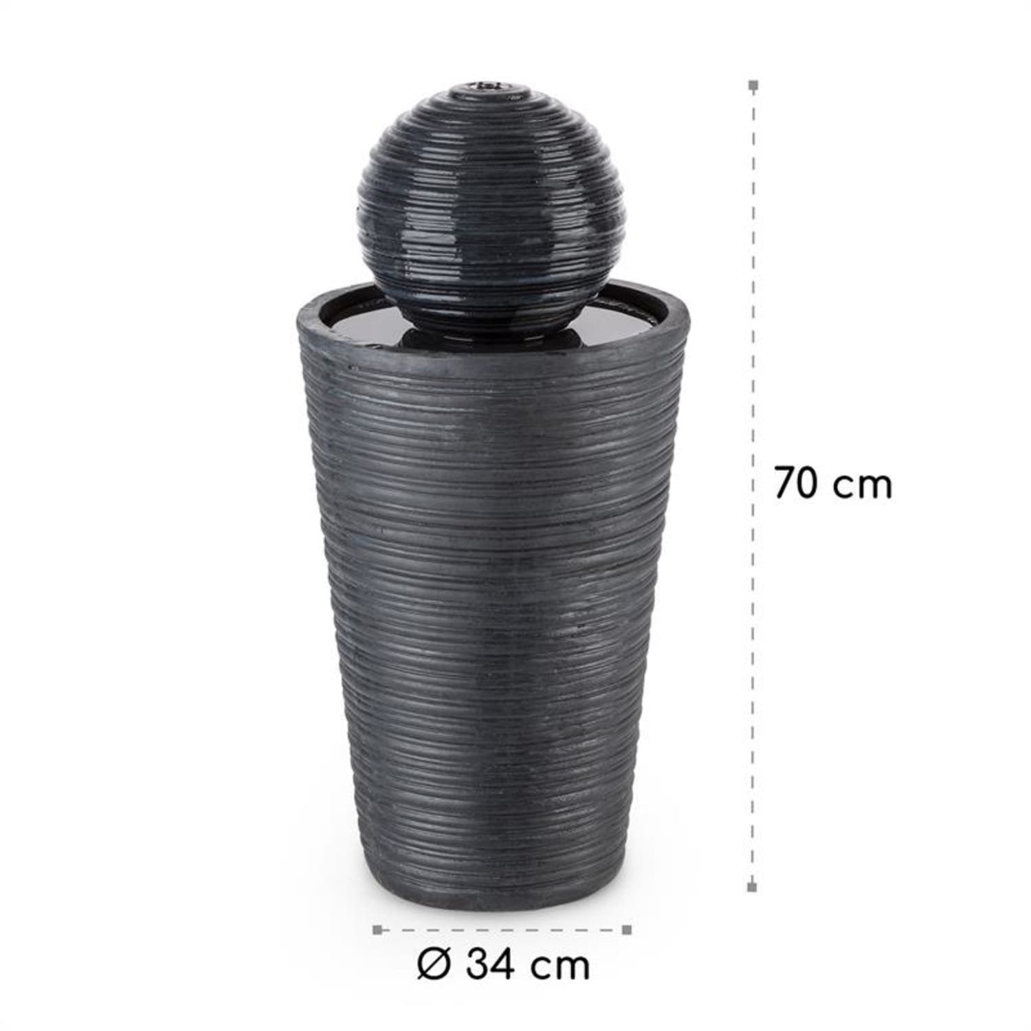 blumfeldt Wasserspiel Liquitorre XL Solarbrunnen, 34 günstig online kaufen