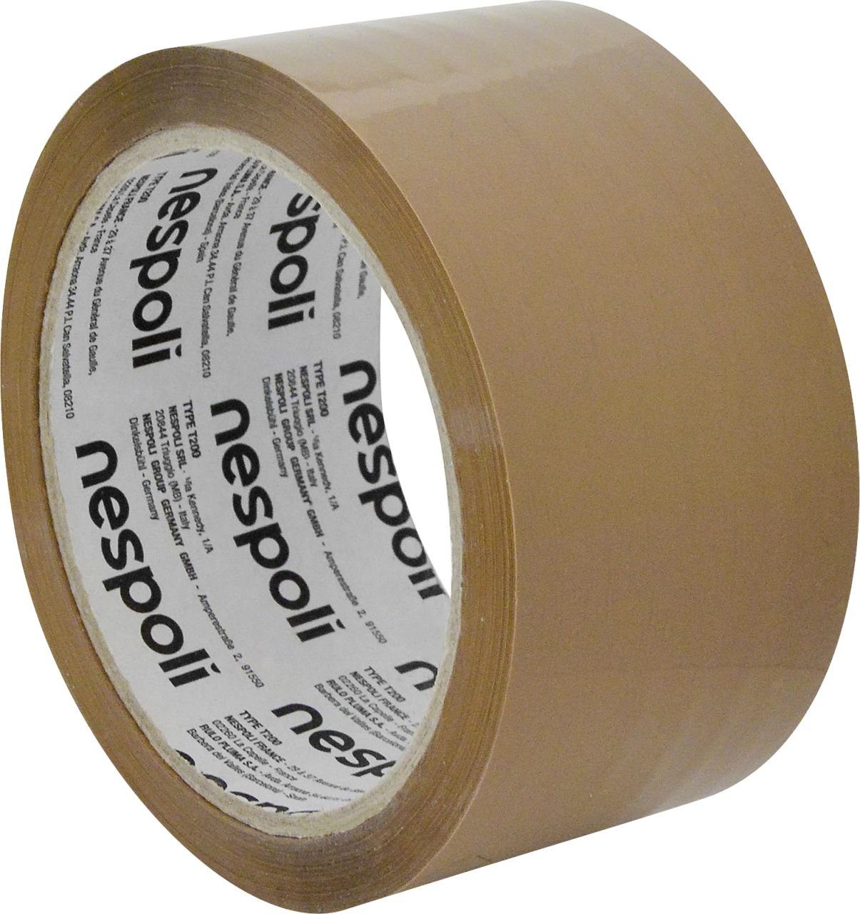 Nespoli Packpapier Nespoli Profi Packband braun leise abrollend 50 mm