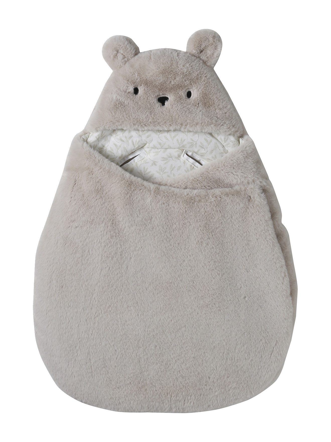 vertbaudet Fußsack 2-in-1 Baby Ausfahrsack/Wickelunterlage, Plüsch, 1er-Pack