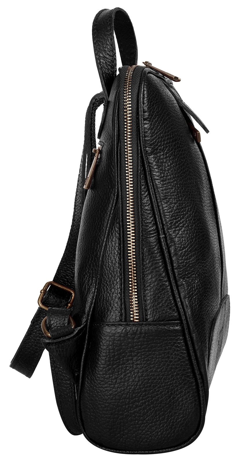 Samantha Look Cityrucksack SAMANTHA LOOK Damen echt Leder, Made in Italy, echt Leder, Made in Italy – Bild 5 von 5