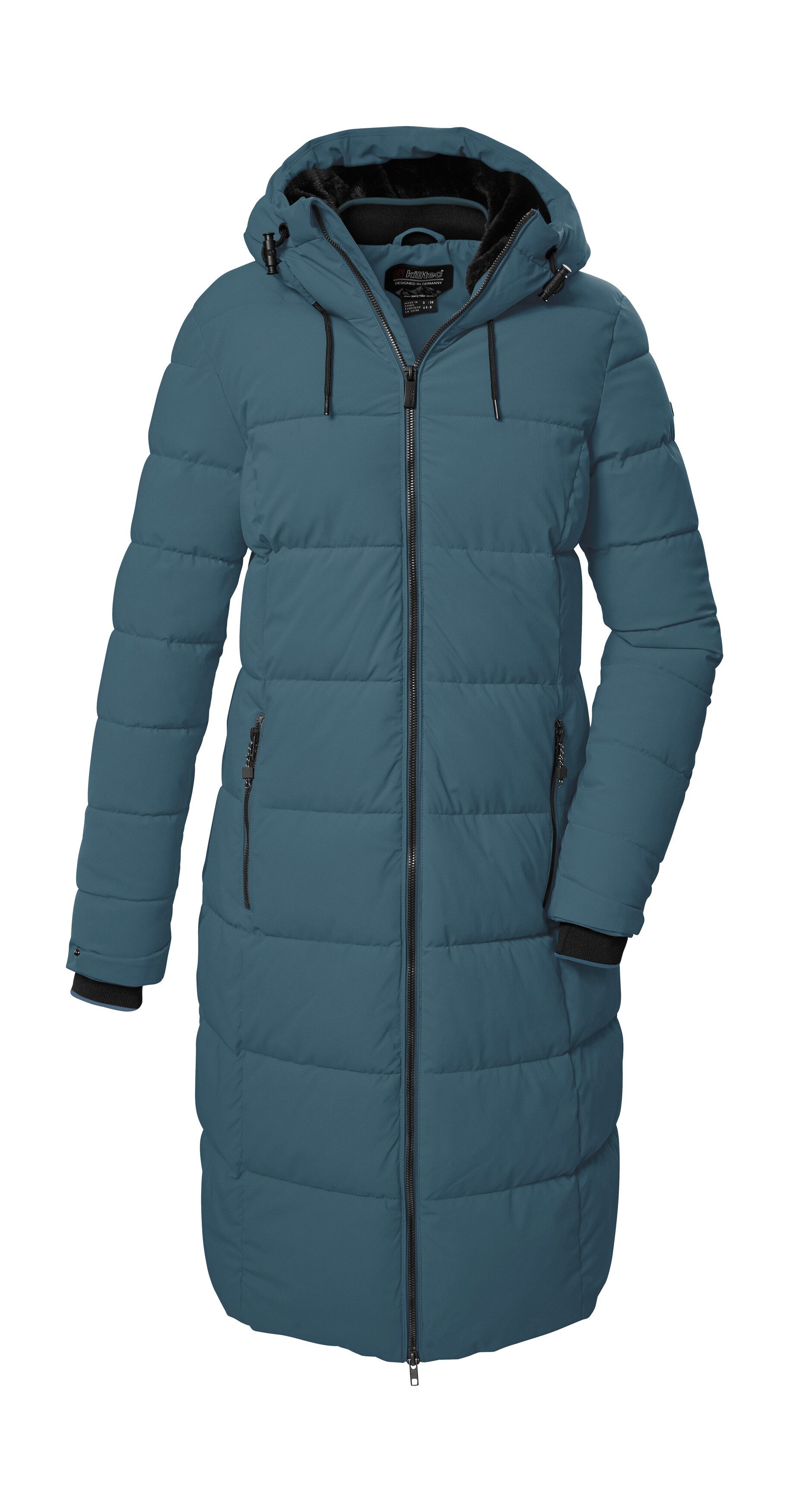 Killtec Steppmantel KOW 56 WMN QLTD CT Winddichter, wasserabweisender Wintermantel mit regulierbarer Kapuze