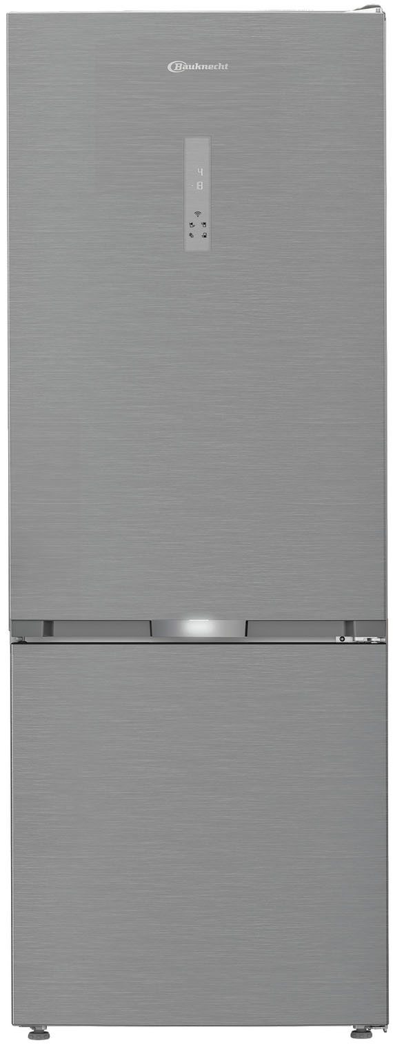 BAUKNECHT Kühl-/Gefrierkombination BHK2 6494 X6E, 192 cm hoch, 70 cm breit, XXL Volumen mit 490 Liter, NoFrost