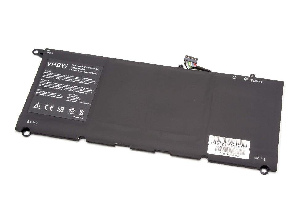 vhbw kompatibel mit Dell XPS 9343-1818SLV Laptop-Akku Li-Polymer 7300 mAh (7,4 V)