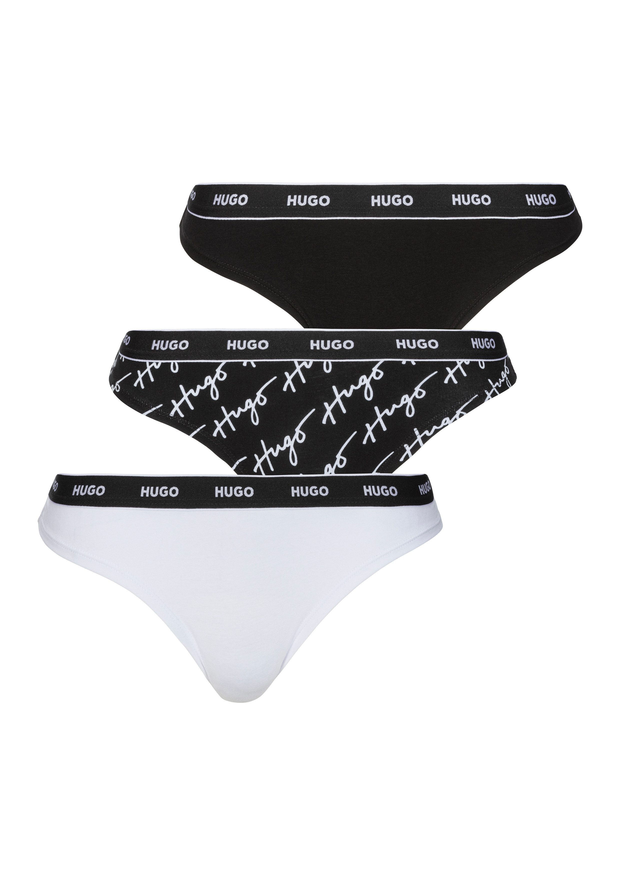 HUGO String TRIPLET THONG DESIGN (Set, 3-St., 3) mit Logobund günstig online kaufen