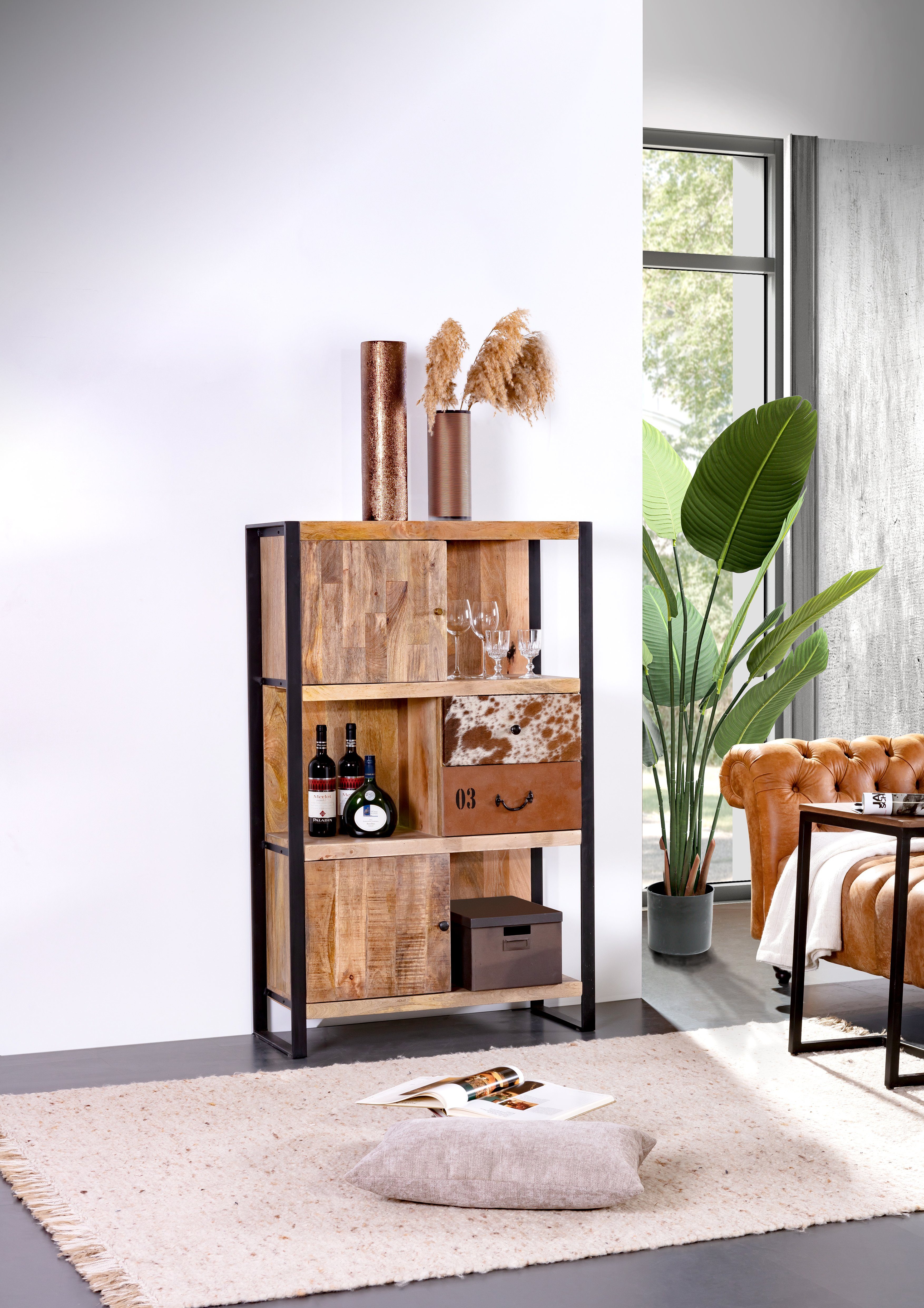 Gutmann Factory Highboard Clint, Stauraumschrank, Breite 90 cm