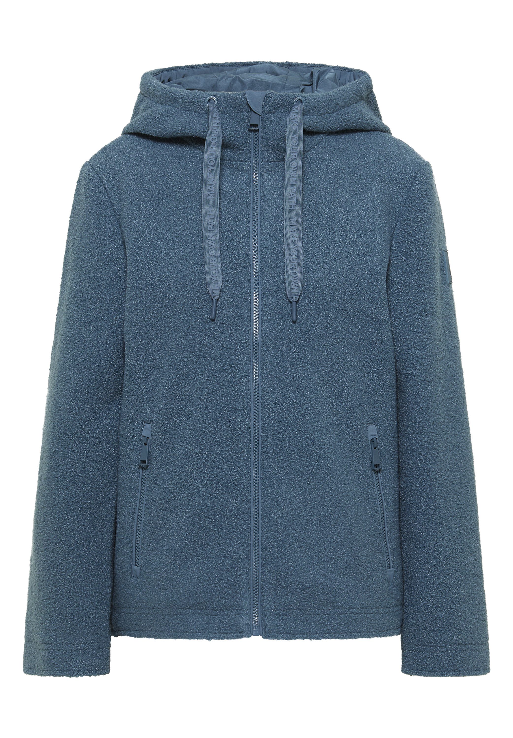 CECIL Fellimitatjacke mit Kapuze mit Tunnelzugband – Bild 5 von 5