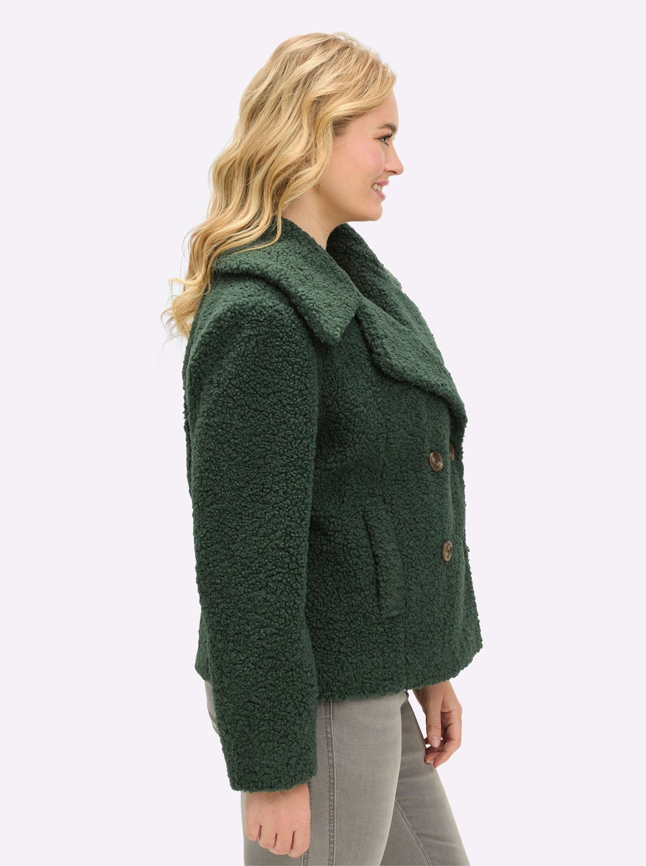 sheego by Joe Browns Allwetterjacke Teddy-Jacke Langarm
