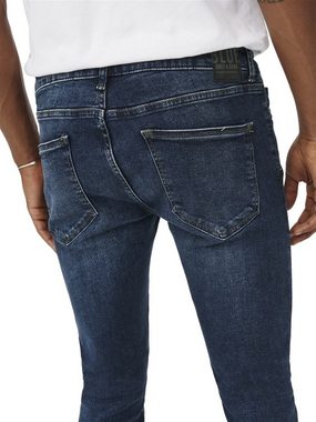 ONLY & SONS Skinny-fit-Jeans ONSWARP SKINNY BLUE MA 9809 mit Stretch