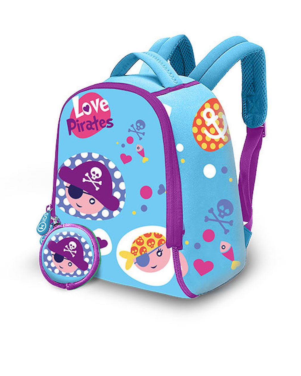 Kids Euroswan Rucksack Piraten Rucksack mit Piraten Symbolen