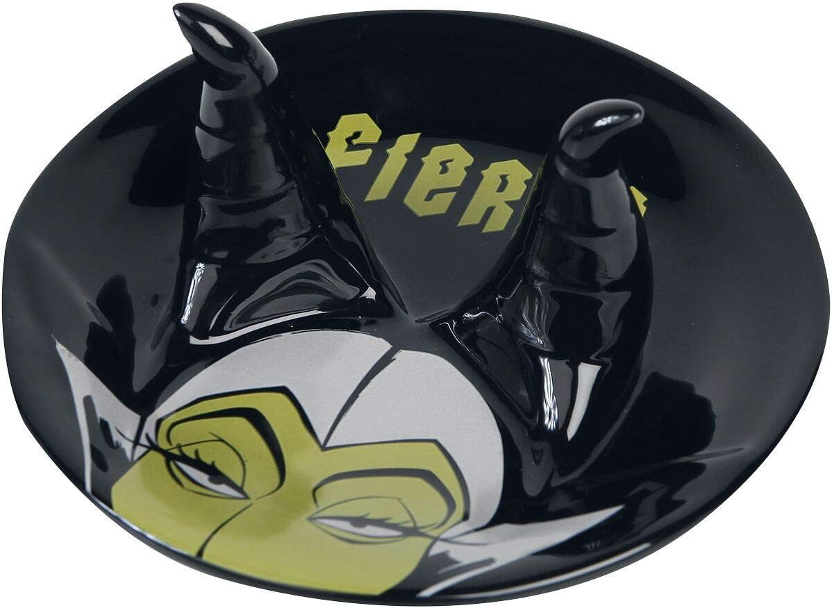 Half Moon Bay Schmuckständer Disney Schmuckteller Maleficent (1 St), Offiziell lizenzierter Schmuckteller aus Steinzeug