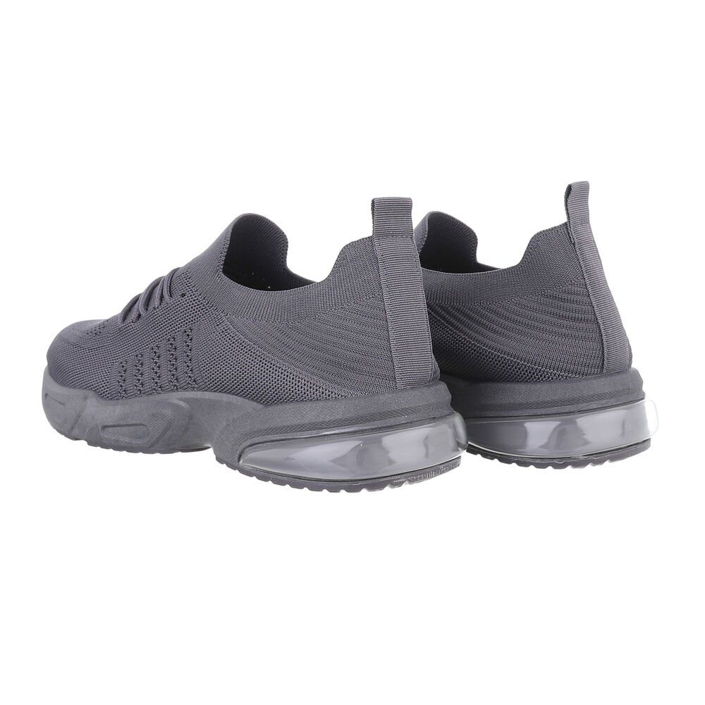 Coolwalk Herren Low-Top Freizeit Sneaker Flach Sneakers in Grau – Bild 3 von 4