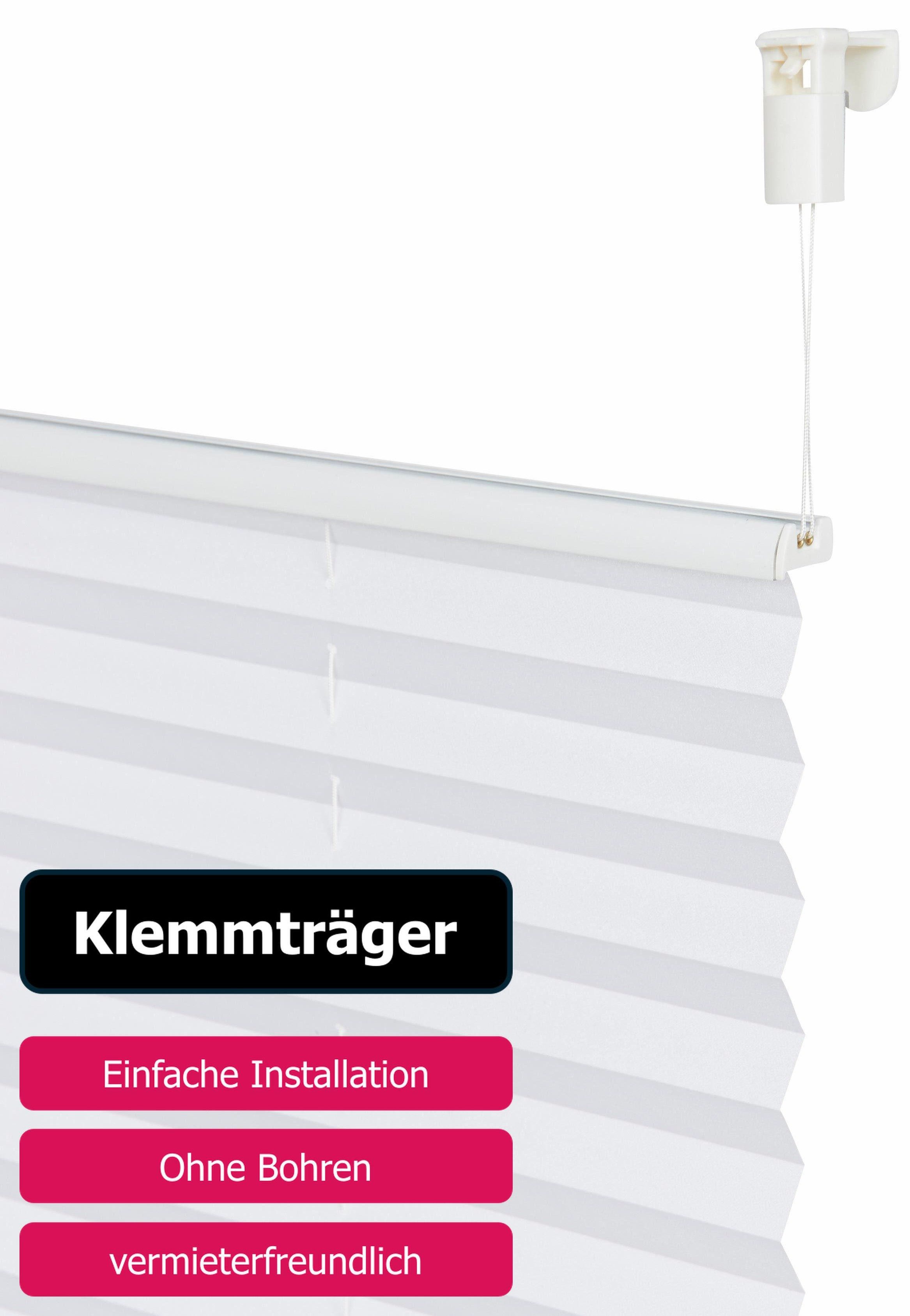 OTTO home Klemmträger Montagezubehör-Set für Plissees der Marke Otto home, Plissees, (Set, 4-tlg), für Plissee, Ersatzteilset, weiß