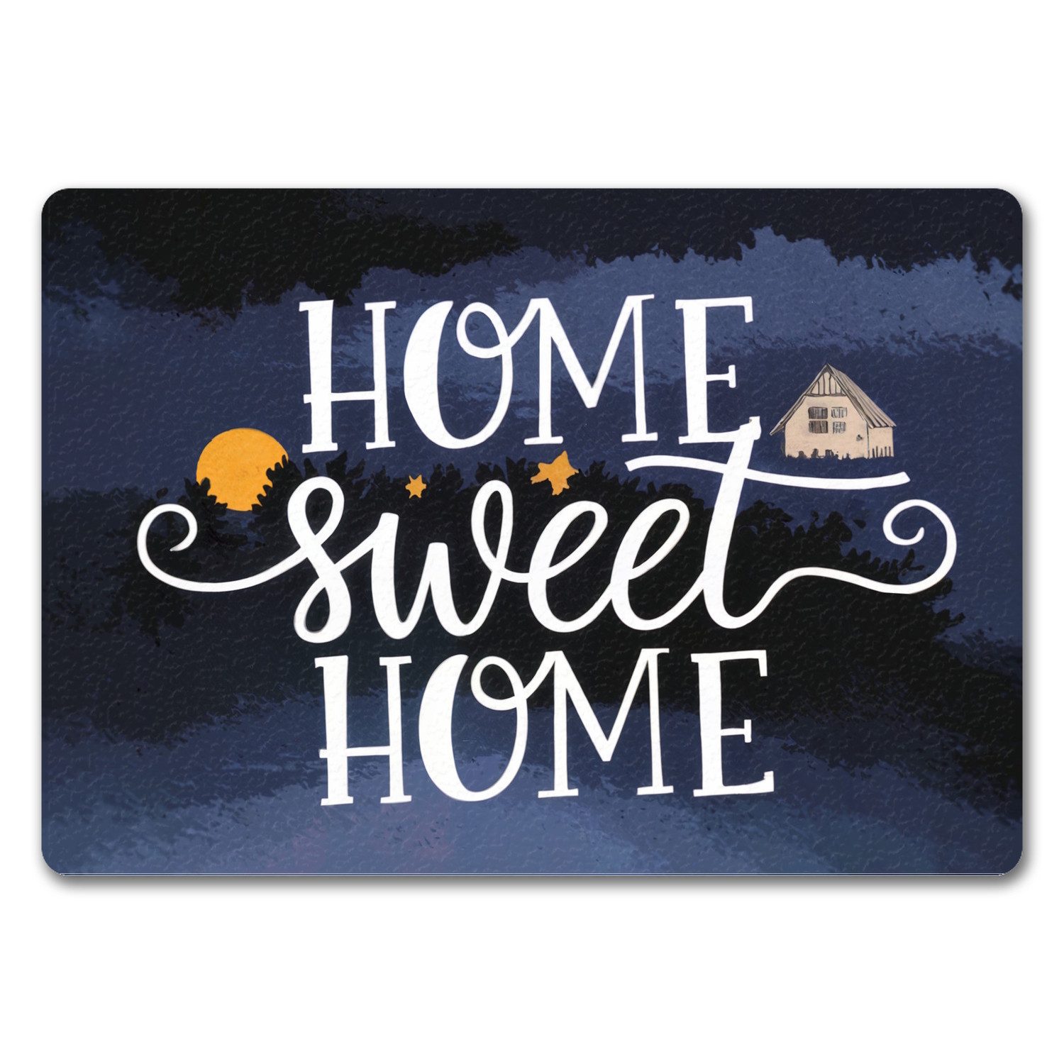 Fußmatte HOME SWEET HOME Fußmatte in 35x50 cm ohne Rand