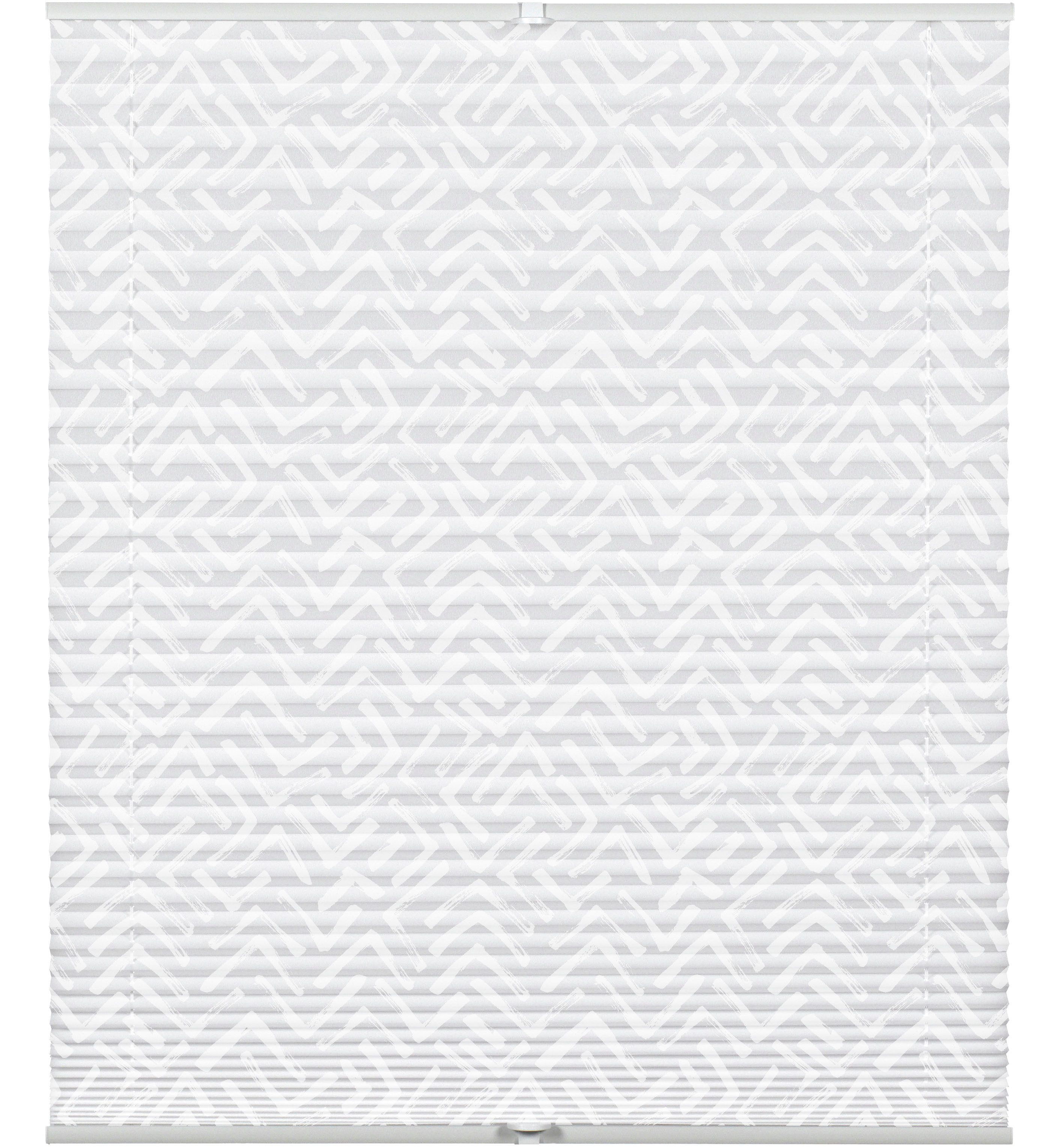 GARDINIA Plissee Concept zum Klemmen Lissy, Lichtschutz, ohne Bohren, mit Pigmentdruck