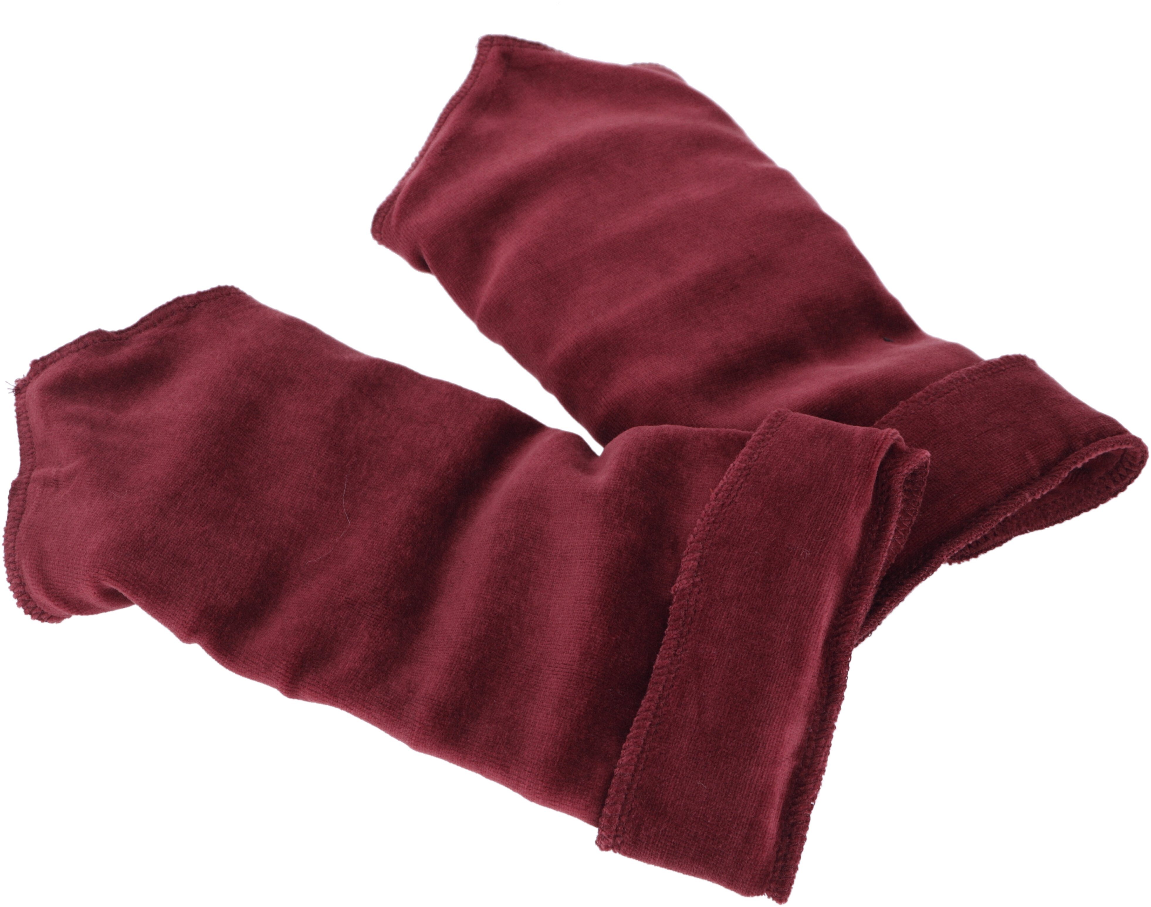 Guru-Shop Strickhandschuhe Handstulpen Armstulpen aus Samtstoff,.. günstig online kaufen