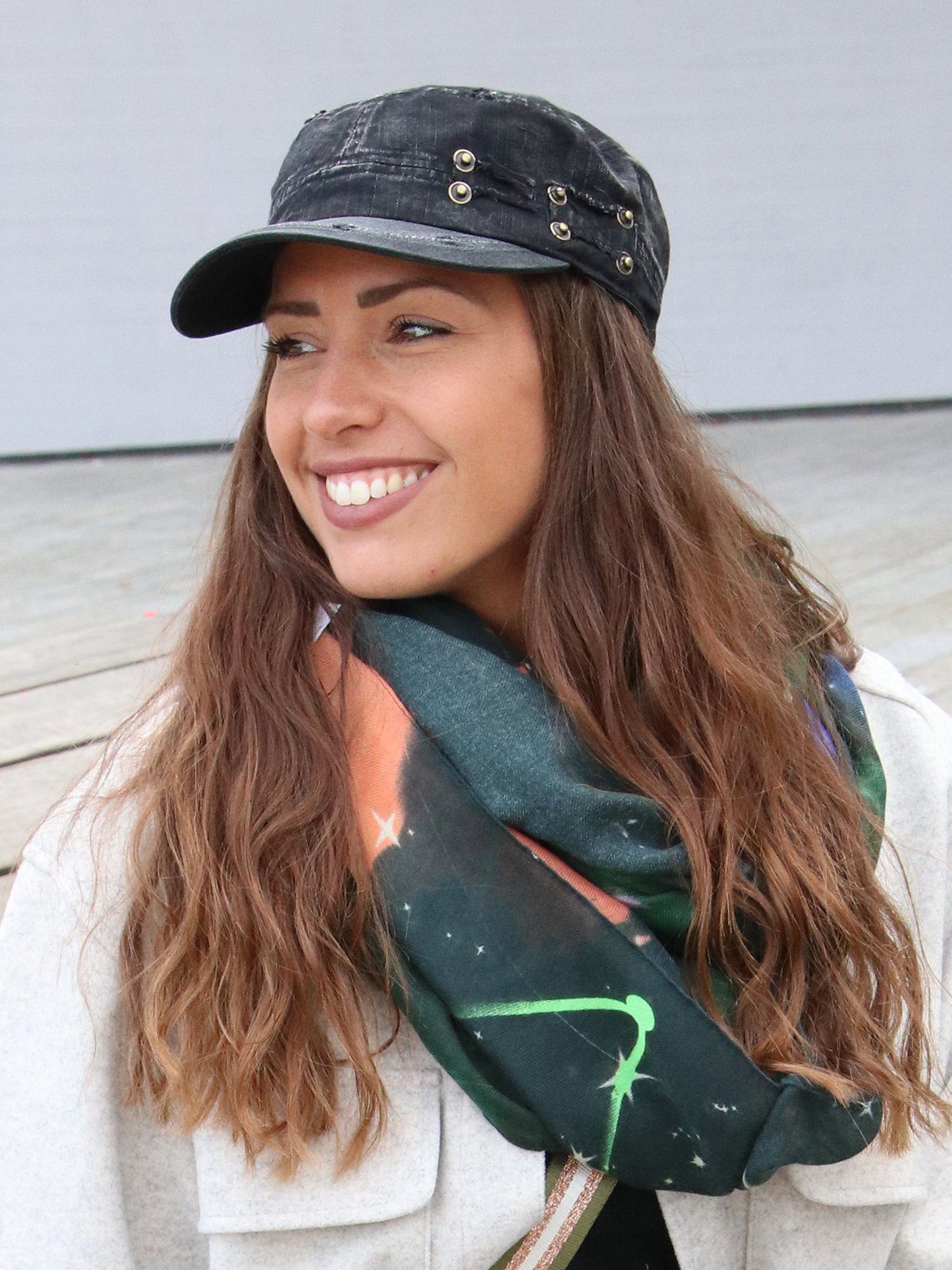 styleBREAKER Army Cap Military Cap im used Look (1-St)