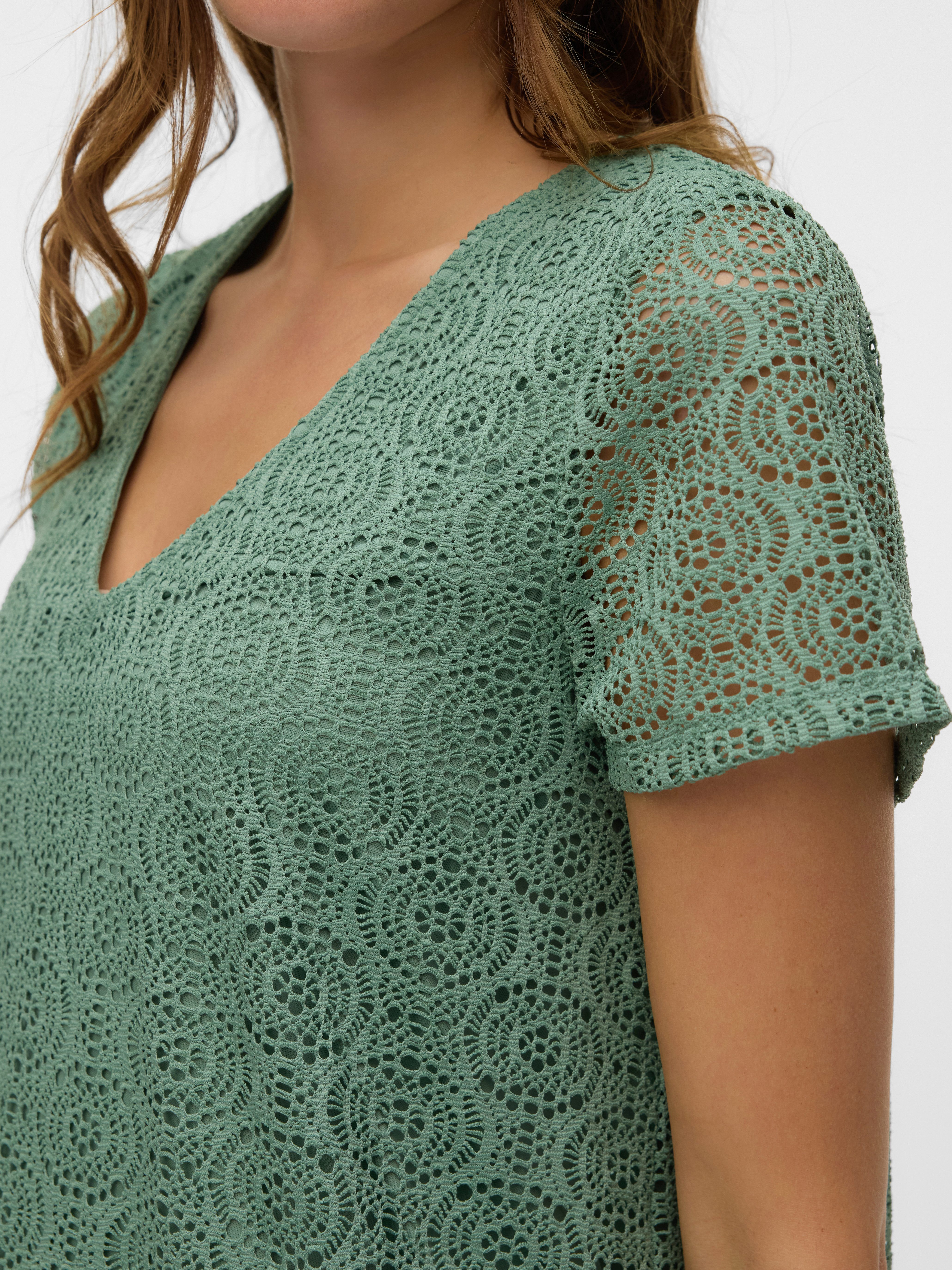 Vero Moda Minikleid VMMAYA SS V NECK SHORT DRESS JRS VO Sommerkleid günstig online kaufen