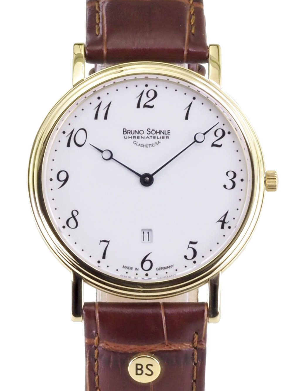 BRUNO SÖHNLE Quarzuhr Herren Uhr Sonate 17-33109-920, Saphirglas