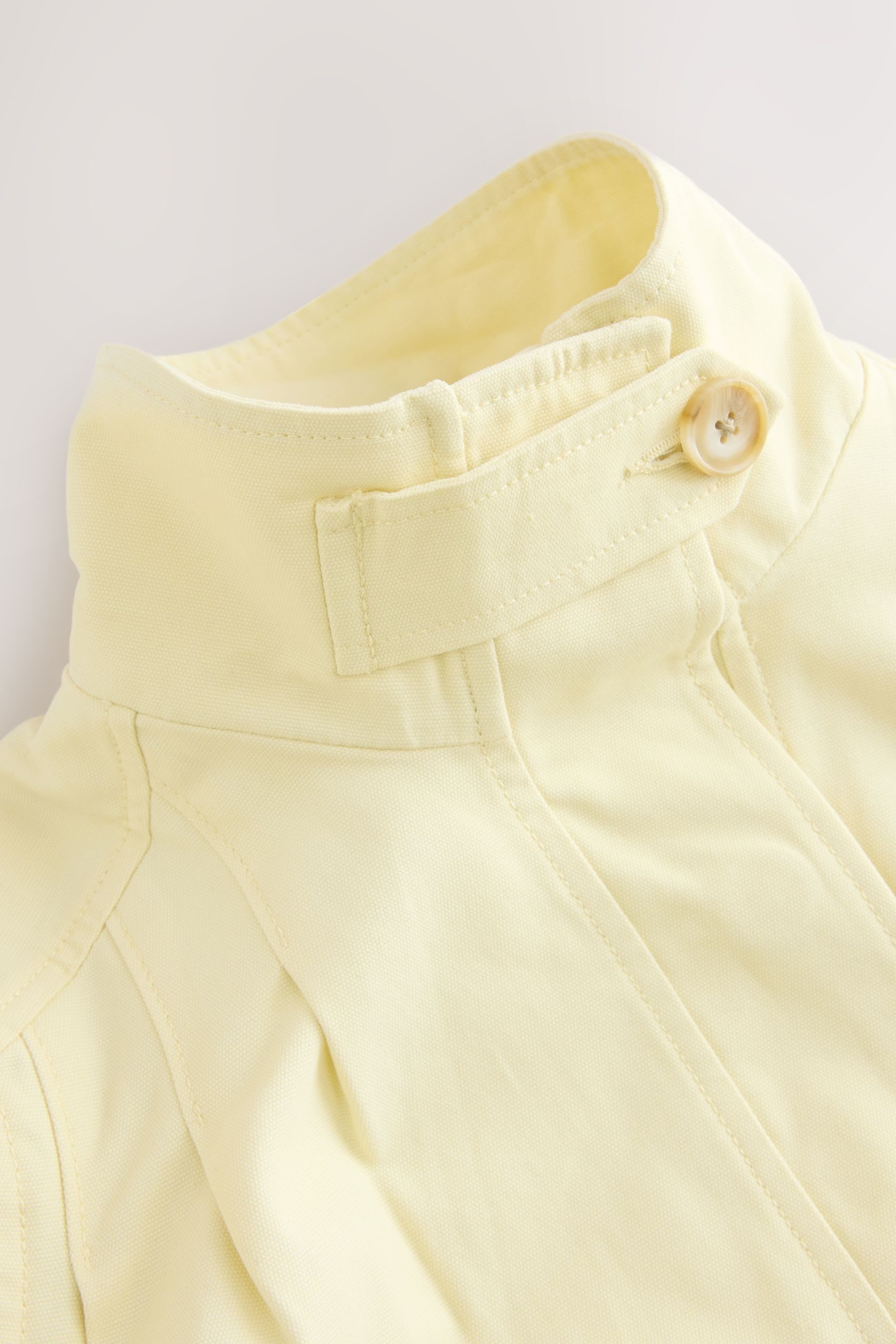 Next Kurzjacke Jacke aus Baumwolle mit Trichterkragen (1-St)