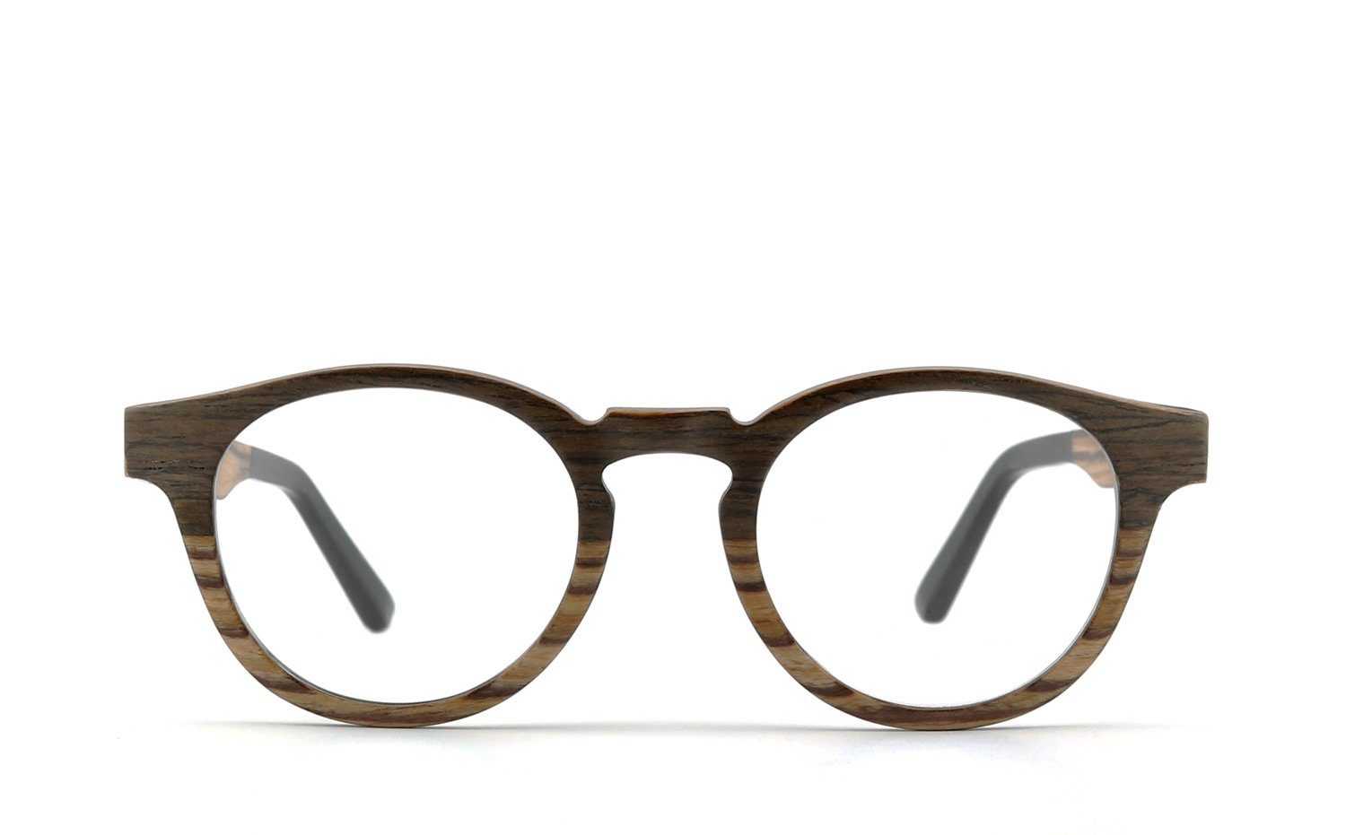 COR Brille COR002 Holzbrille, Bügel mit Flex-Scharnieren