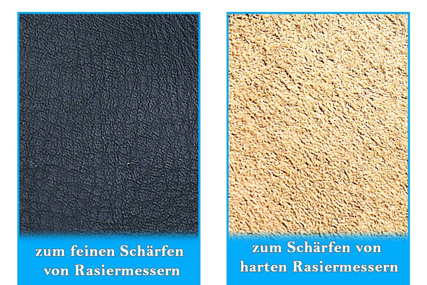 SMI Rasiermesser Abziehleder für messer streichriemen lederriemen messer schärfen, 1-tlg., beidseitig
