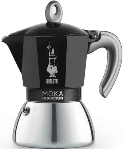 BIALETTI Espressokocher Moka Induktion, 0,28l Kaffeekanne, Induktionsgeeignet