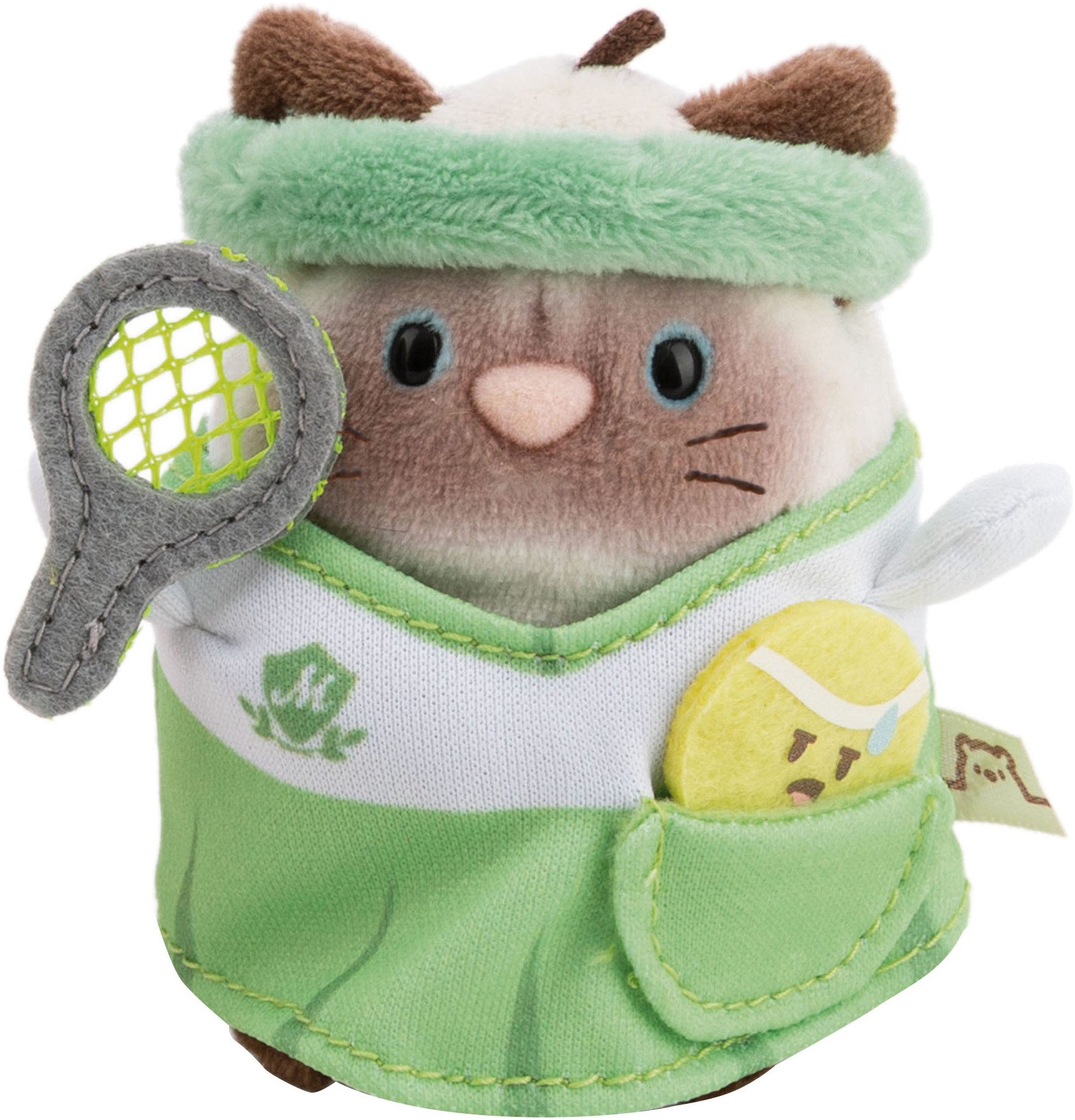 Nici Kuscheltier mymochi, Siamkatze Siamy, 8 cm, in Geschenkbox