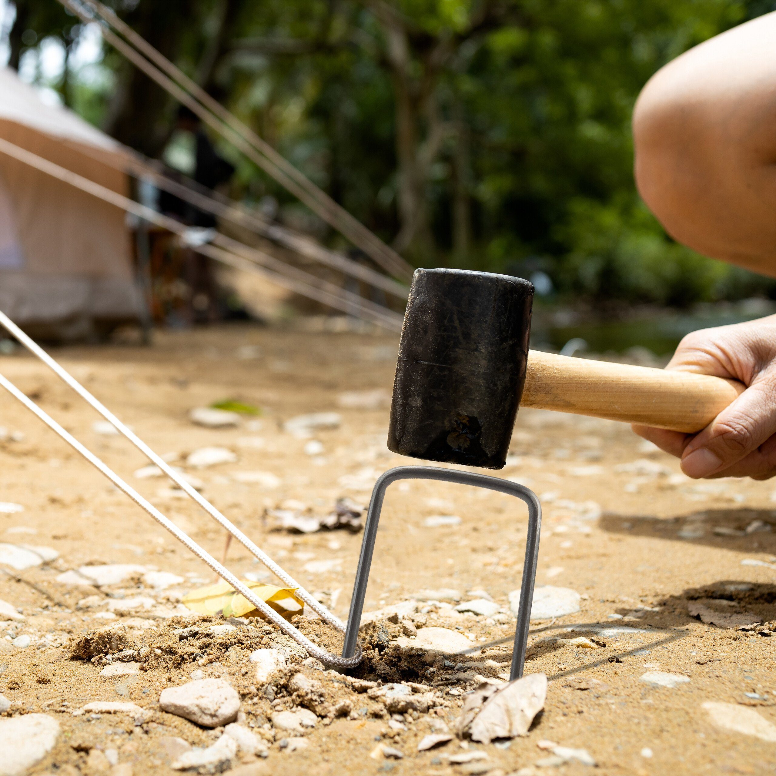 relaxdays Bodenanker Erdanker 15 cm im 150er Set