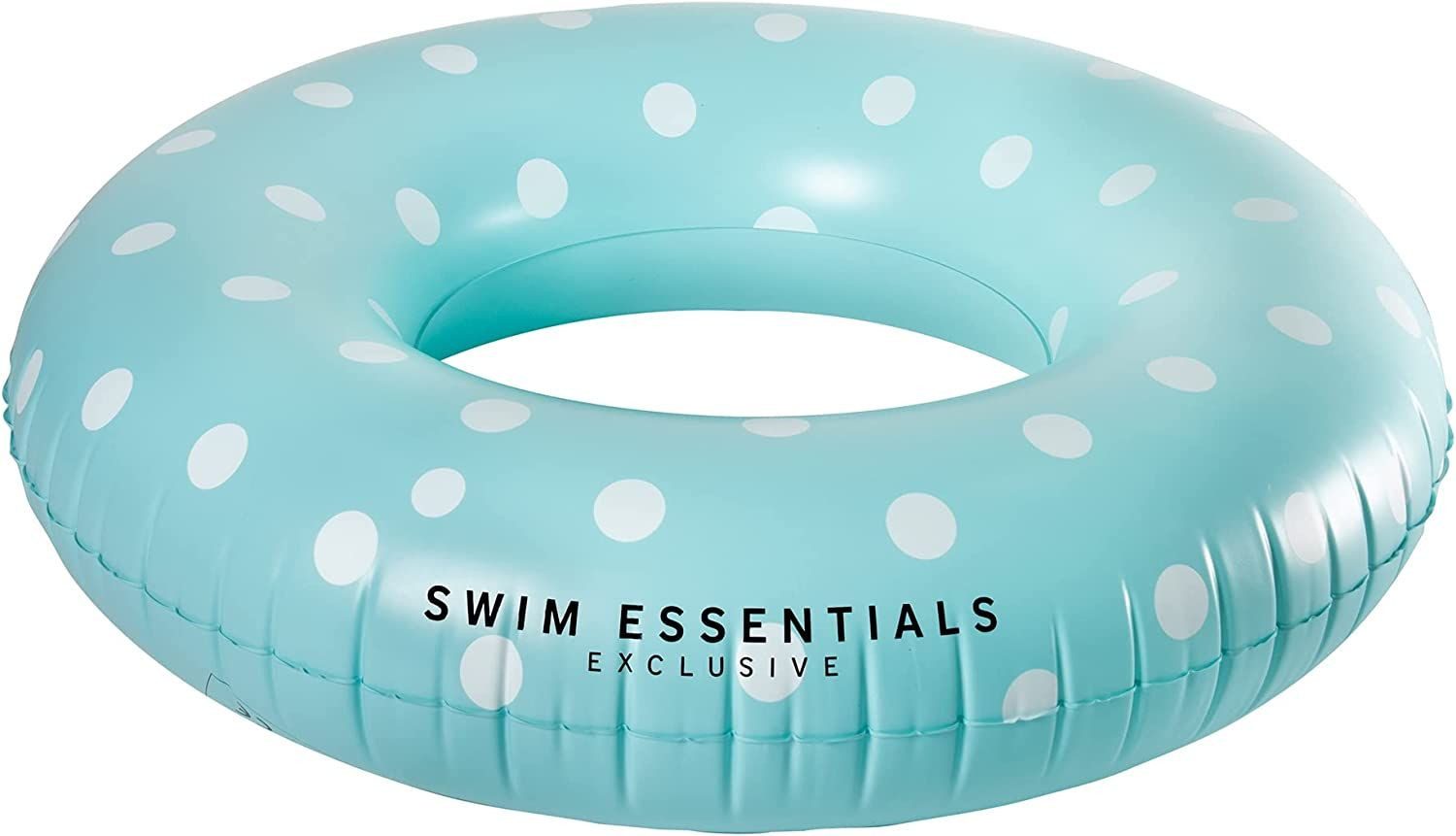 Swim Essentials Schwimmring Schwimmring 90 cm Blau mit Weiß Punkte, Schwimmreifen Reifen Ring Schwimmhilfe