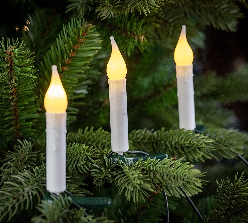 my home LED-Christbaumkerzen Chenil, Weihnachtsdeko, Lichterkette, 20-flamm günstig online kaufen