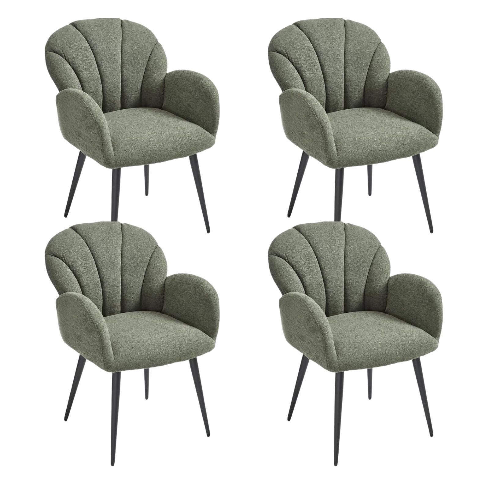 CHAIRUS Esszimmerstuhl 2/4er Set Chenille-Stühle mit günstig online kaufen
