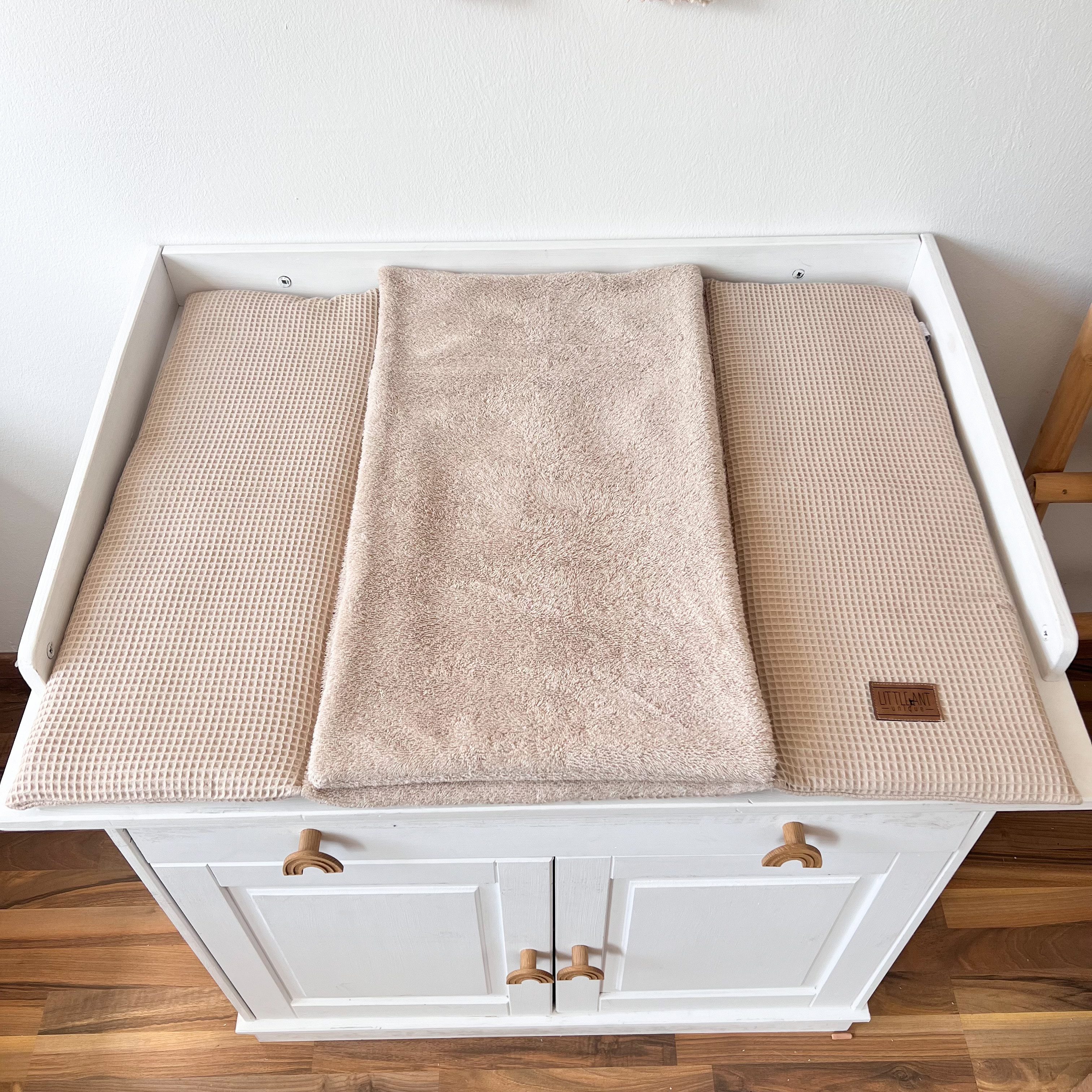 LittleANTunique Wickelauflage WICKELTISCHAUFLAGE WAFFELPIQUE BEIGE