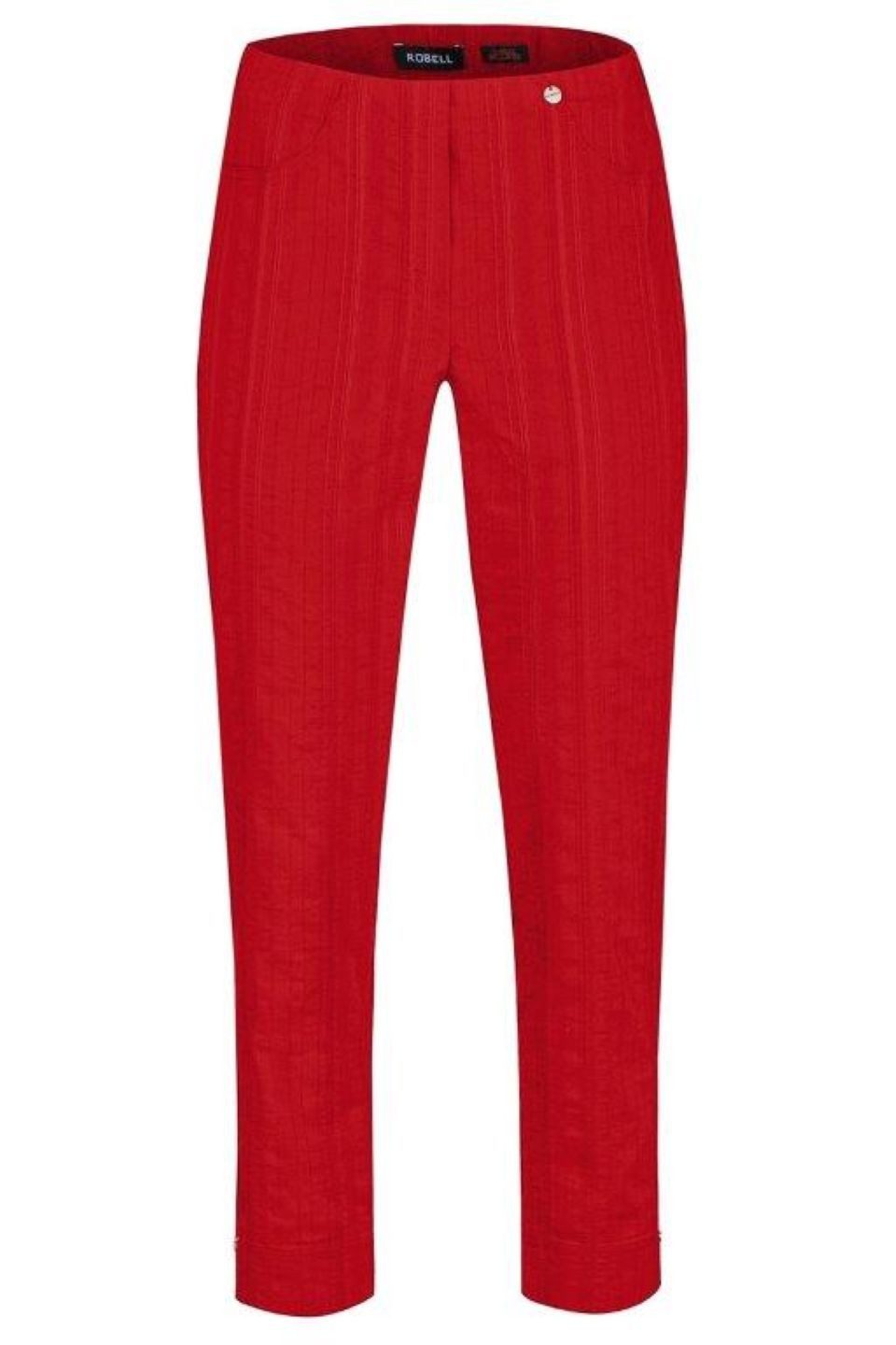 Stoffhose BELLA - Capri, 7/8 leichte Sommerhose, elastischer Bund, Schlupfhose