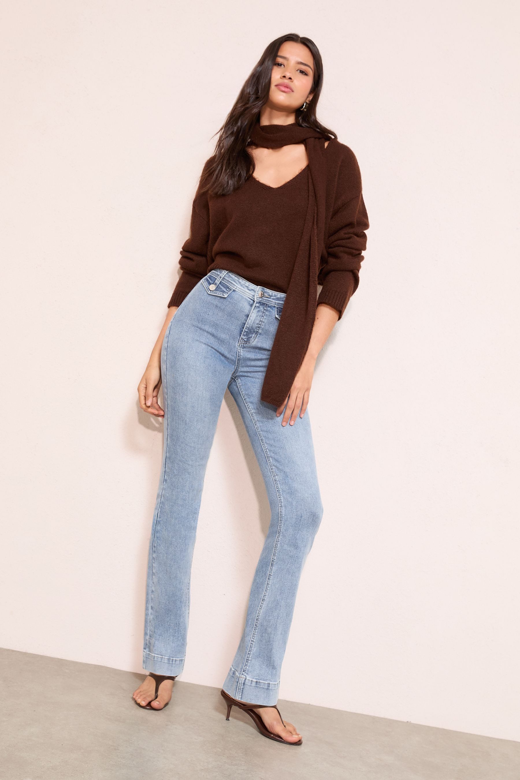 Friends Like These Taillenjeans Friends Like These Ausgestelle Jeans, Regular (1-tlg)