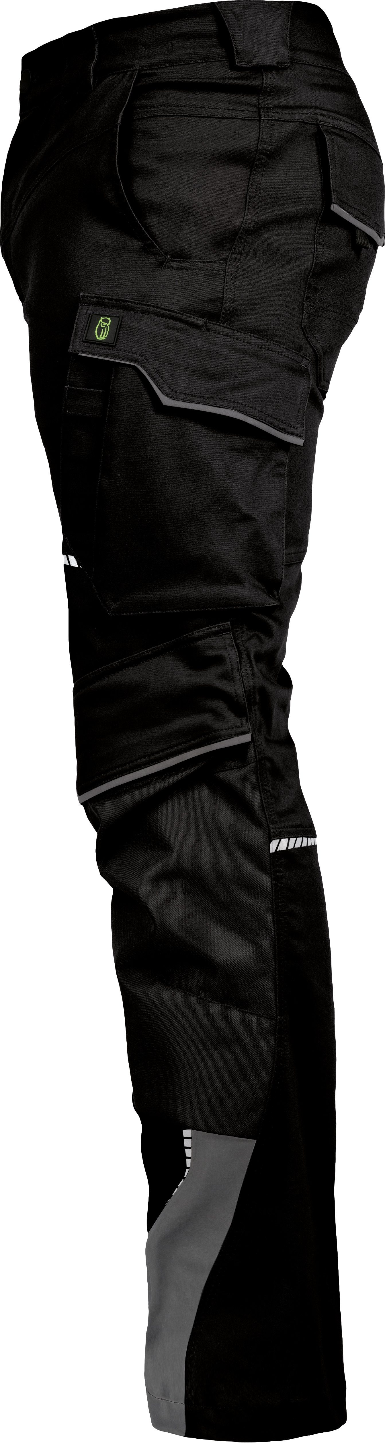 Leibwächter Arbeitshose Herren Flex-Line Cargohose, Bequeme Workwear, 290g/m² (Arbeitsbekleidung) dehnbar durch Elastan (Spandex), Waschbar bis 60°C & trocknergeeignet