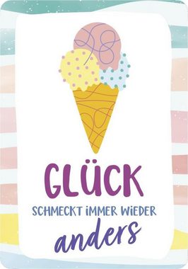 groh Verlag Spiel, Glück to go - 50 Karten mit Inspirationen für unterwegs