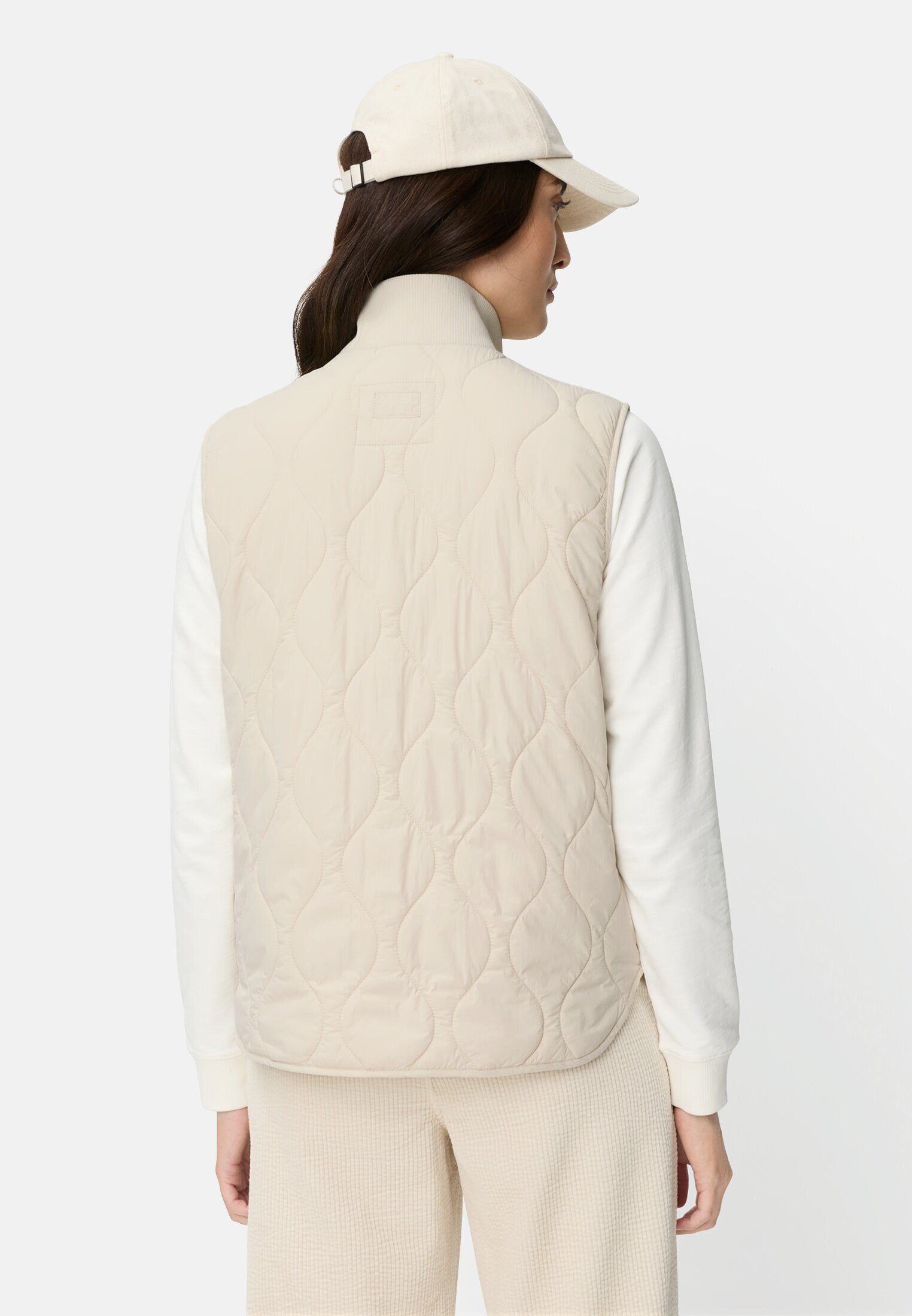 camel active Steppweste mit Stehkragen ärmellos mit Stehkragen