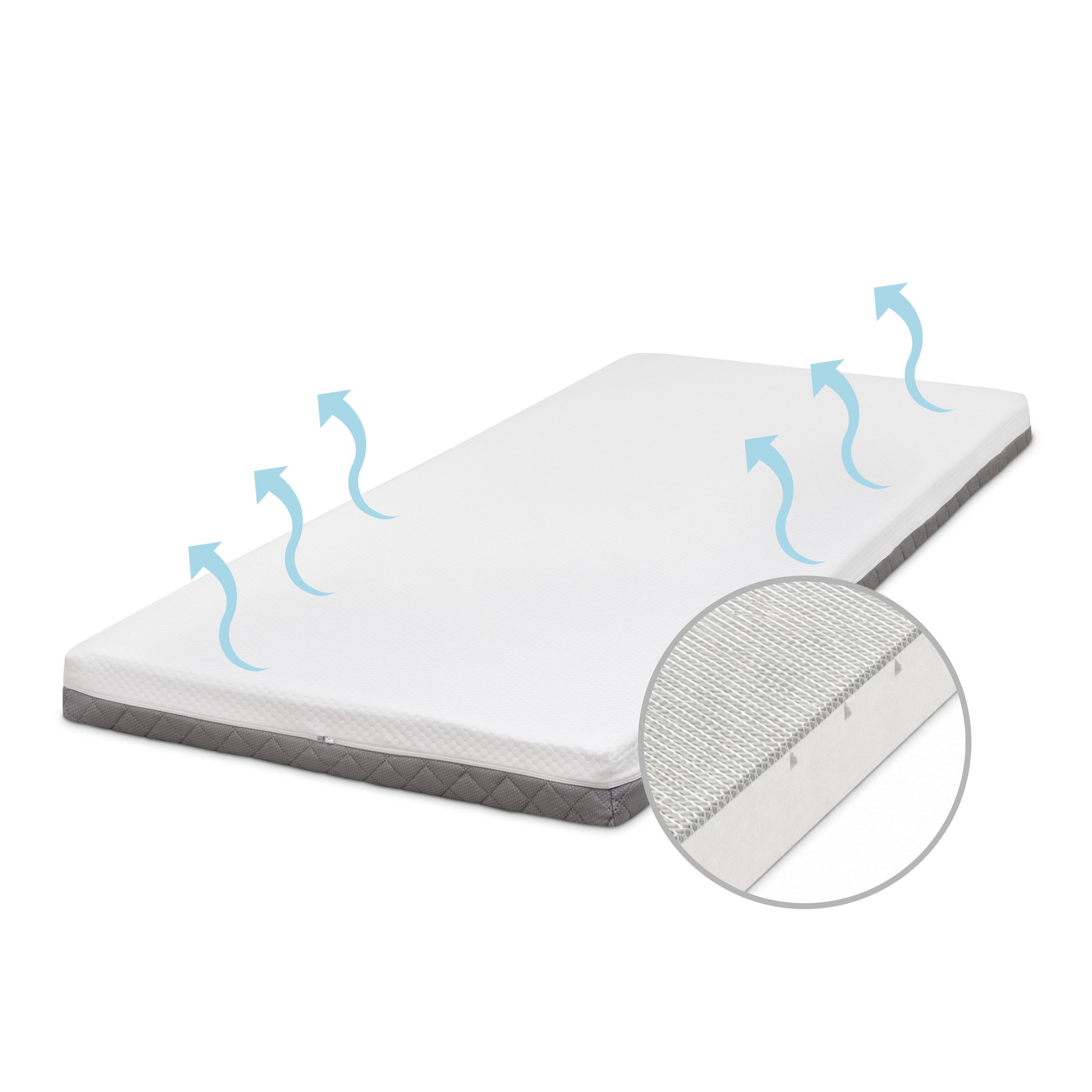 Babymatratze Royal, Babymatratze für Babybett, Baby Matratze, Ehrenkind, 12 cm hoch, (Verschiedene Größen für Babys und Kinder, EhrenkindMatratze), Belastbarkeit: 75kg