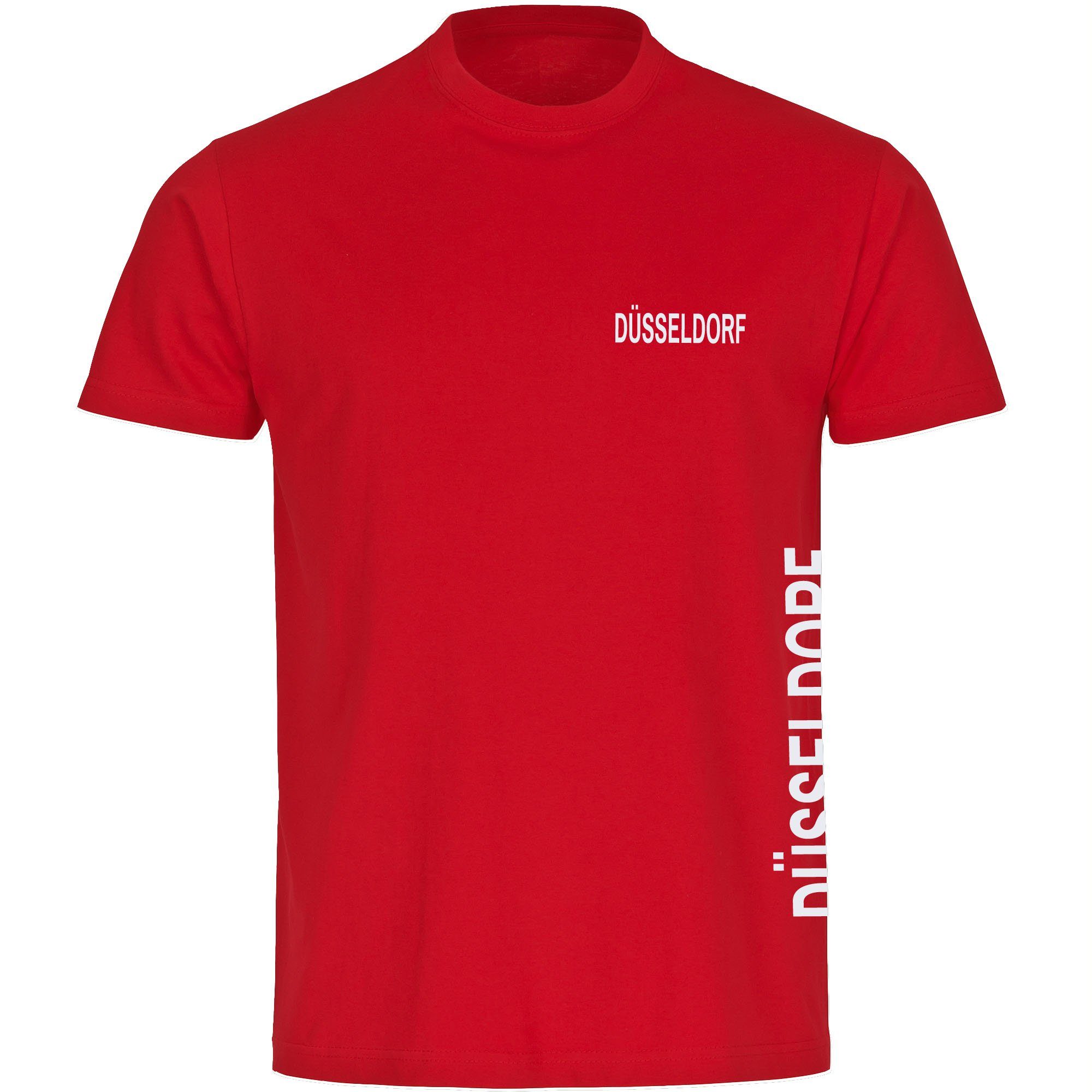 T-Shirt Herren Düsseldorf - Brust & Seite - Männer