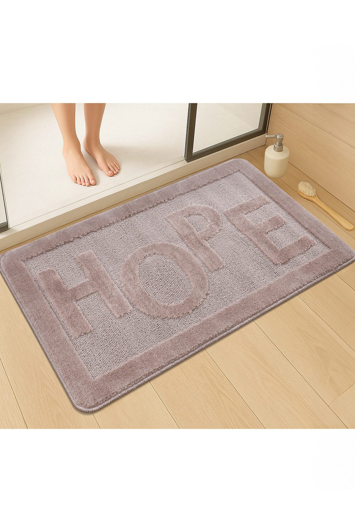 Rugium Badematte Hope Badematte, Badematte, bedruckter günstig online kaufen