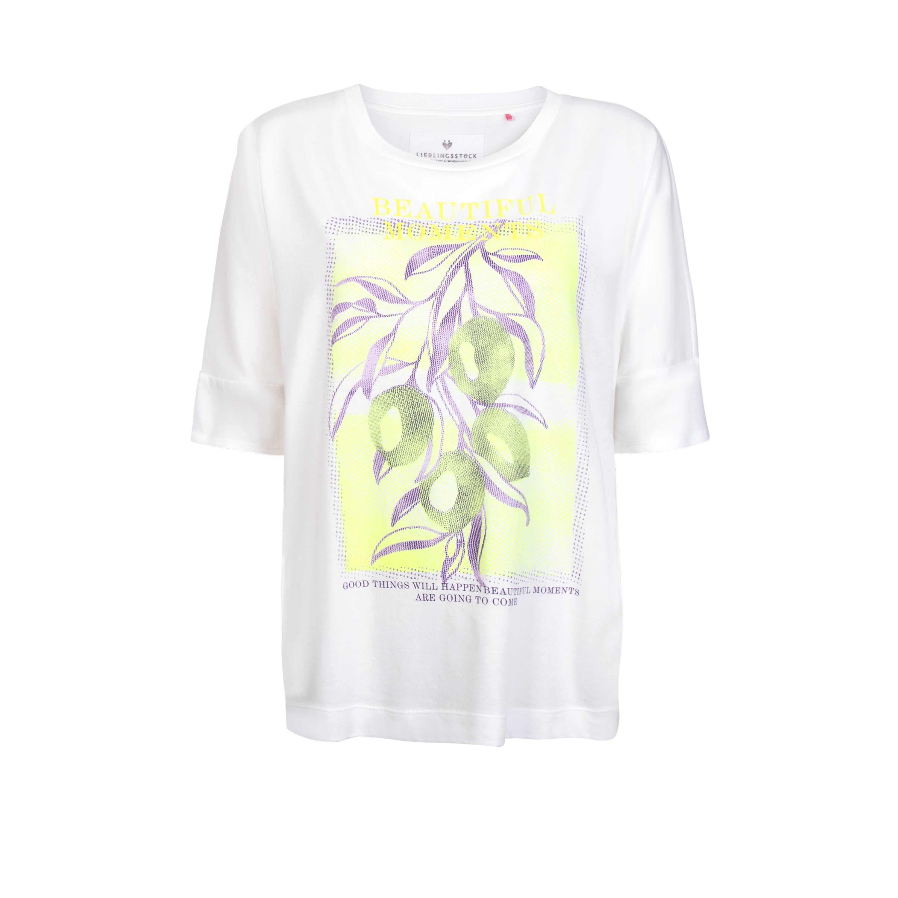 Lieblingsstück Rundhalsshirt DacinaL mit Frontprint günstig online kaufen