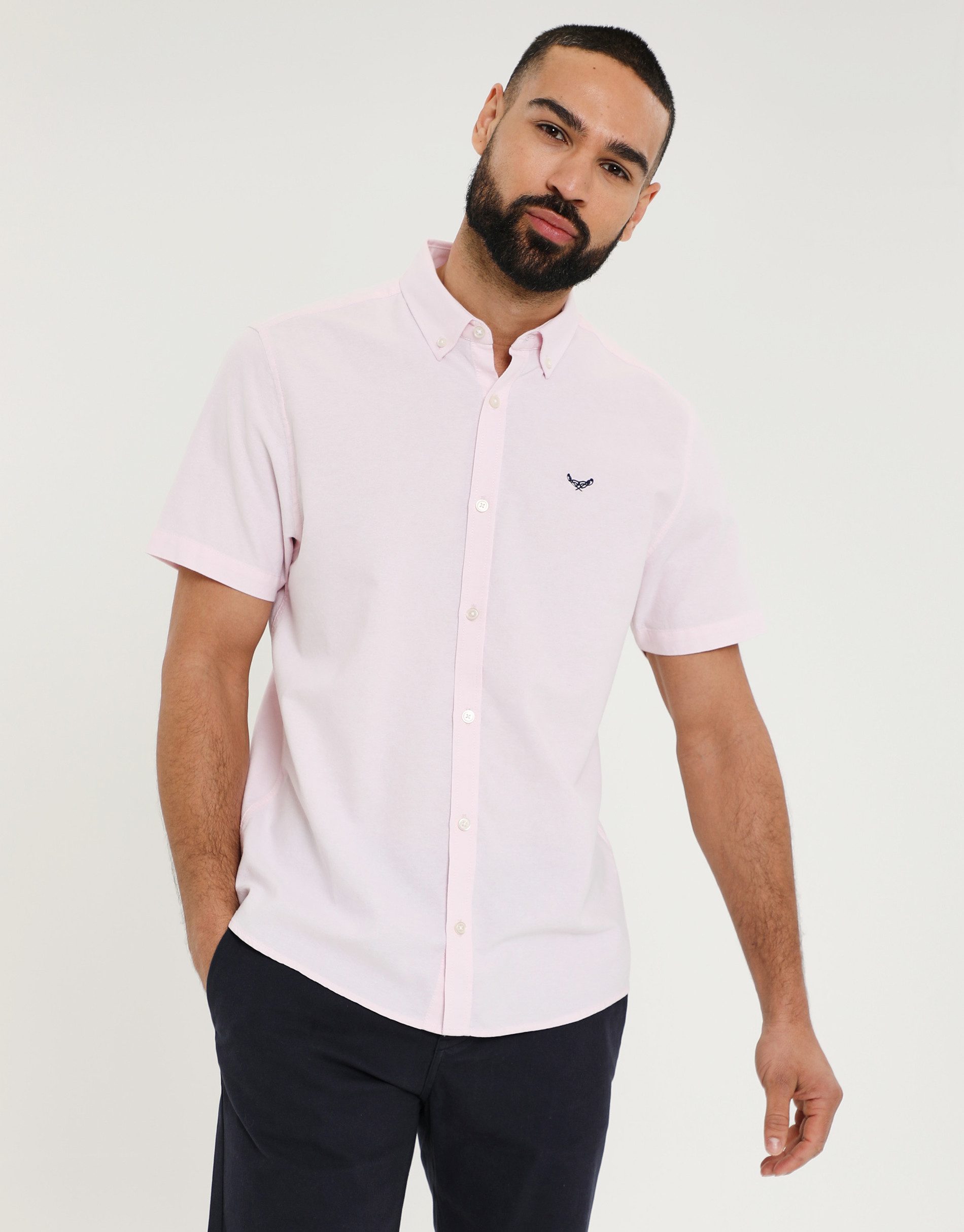 Threadbare Kurzarmhemd THBInferno im schlichten Design