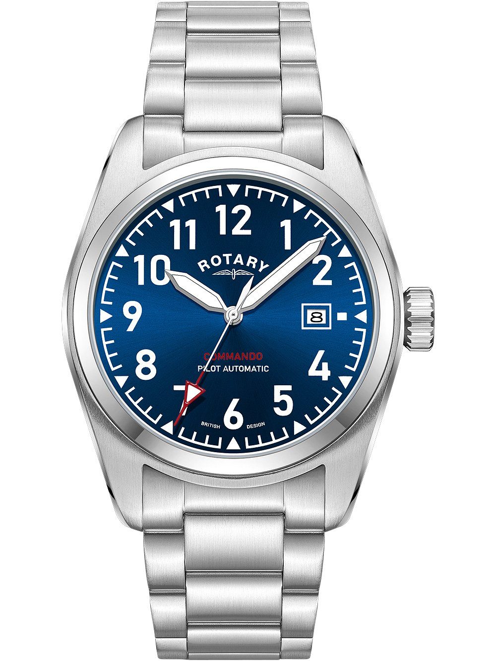 Automatikuhr Rotary GB05470/52 Commando Herrenuhr 42mm 10ATM Rotary GB05470/52 Commando Herrenuhr 42mm 10ATM