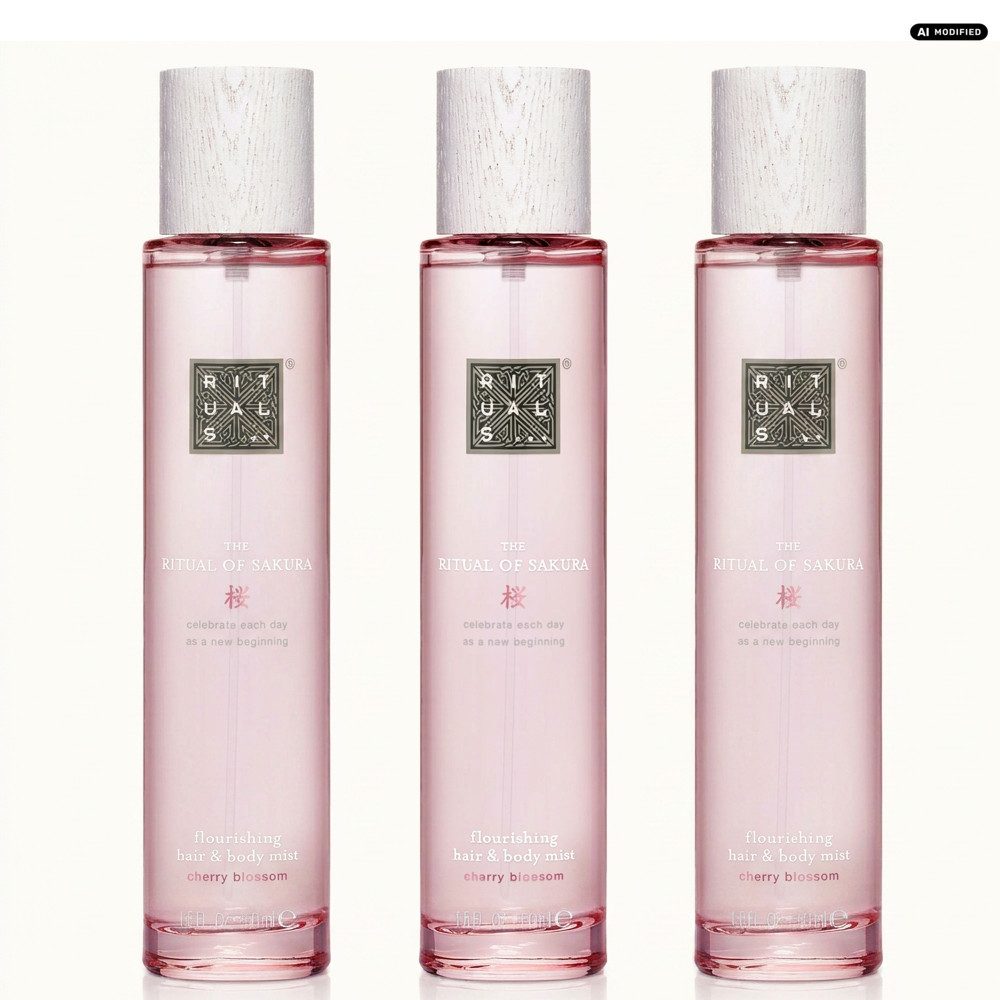 Rituals Körperspray Rituals The Ritual of Sakura Hair & Body Mist 3er Set, Praktisches Vorrats- und Vorteilspack im 3er Set