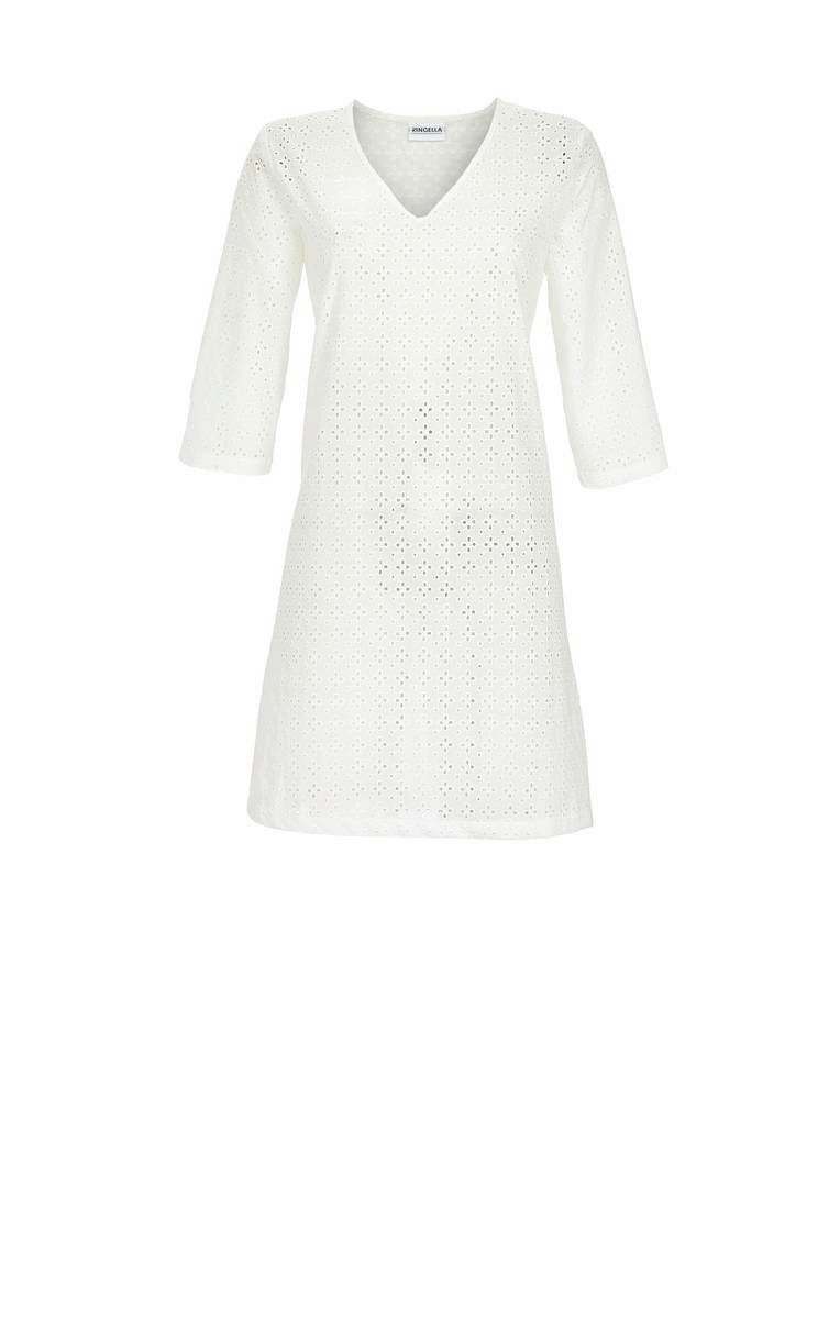 Ringella Tunikakleid Kleid aus gewebter Baumwoll-Spitze mit 3/4 Arm Gefertigt aus 100% Baumwolle