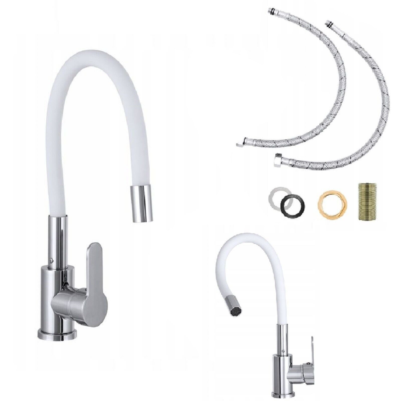 QLS Waschtischarmatur FLEX 2000 Küchenarmatur Wasserhahn günstig online kaufen