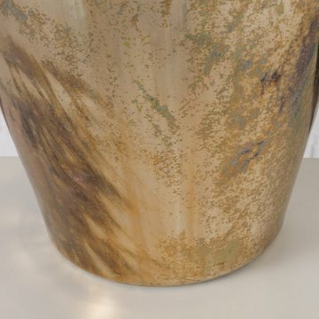 BOLTZE Dekovase "Glamla" aus Glas in gold H51cm, Vase