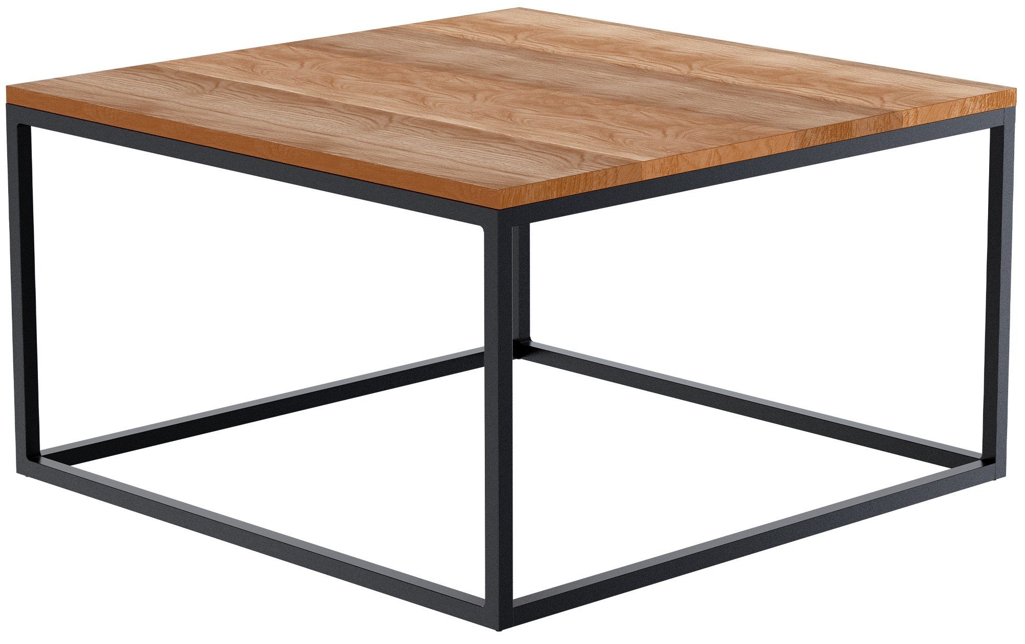furnicato Couchtisch Manteo 80x80x45 cm Eiche (1-St)