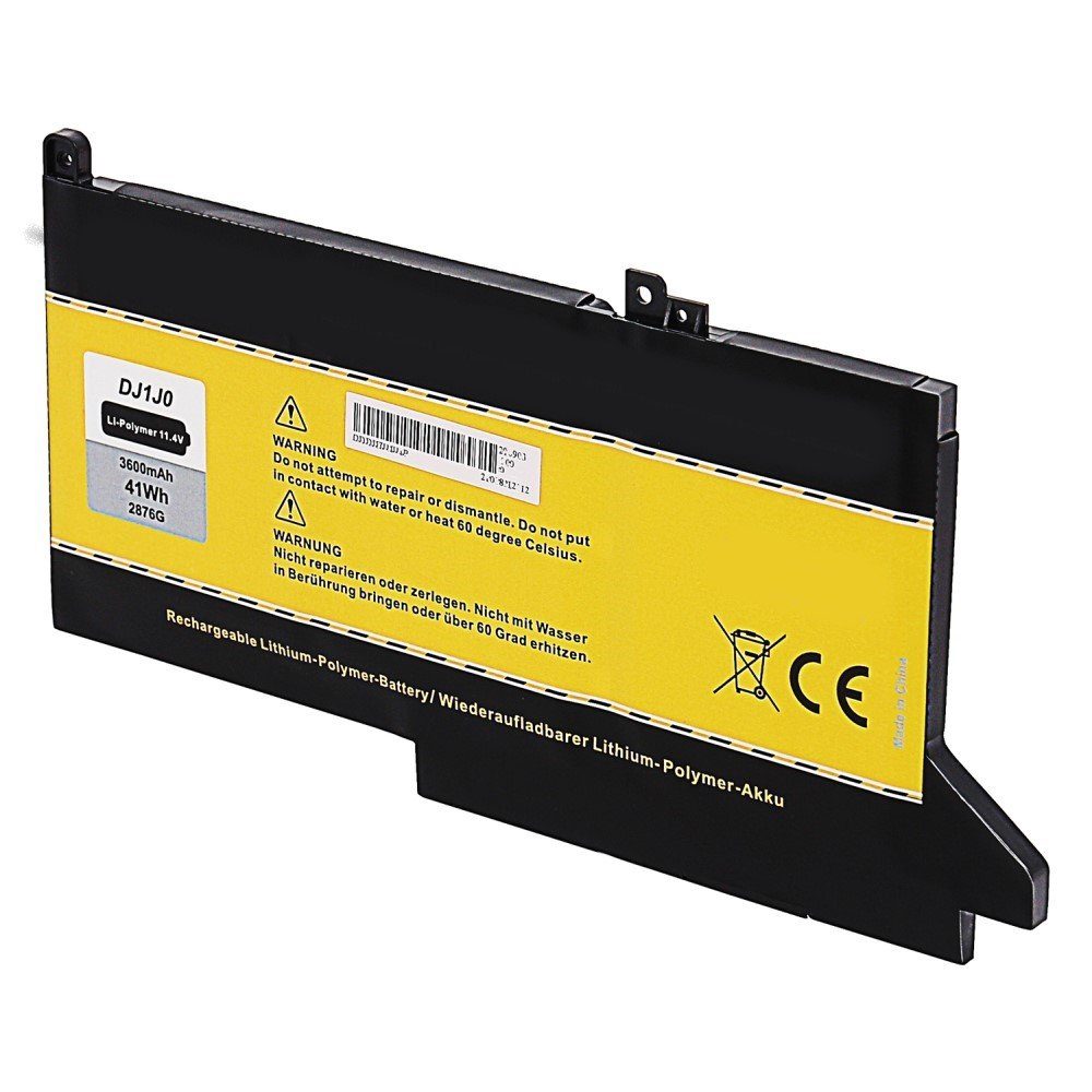 Patona Akku für Dell Latitude 12 E7000 E7280 E7480 E7290 E7380 E7390 E7490 Laptop-Akku Ersatzakku 3600 mAh (11,4 V, 1 St), 100 % kompatibel mit den Original Akkus durch maßgefertigte Passform