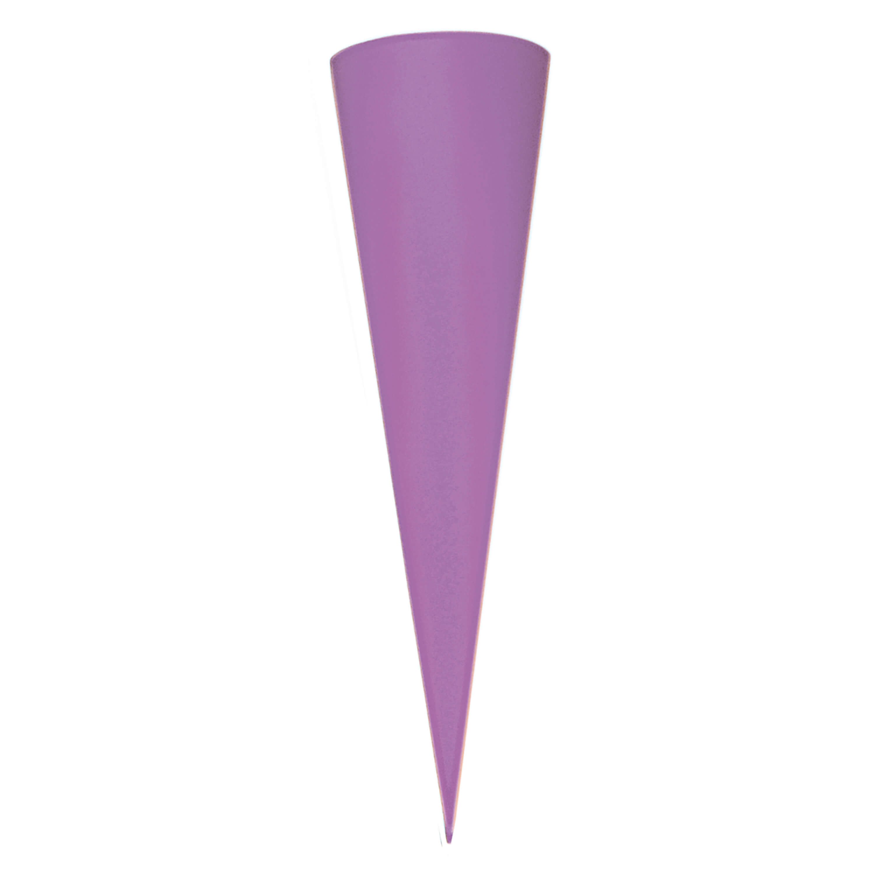 Goldbuch Schultüte Goldbuch Bastelschultüte flieder, ohne Verschluss - 70cm, Verschluss ohne